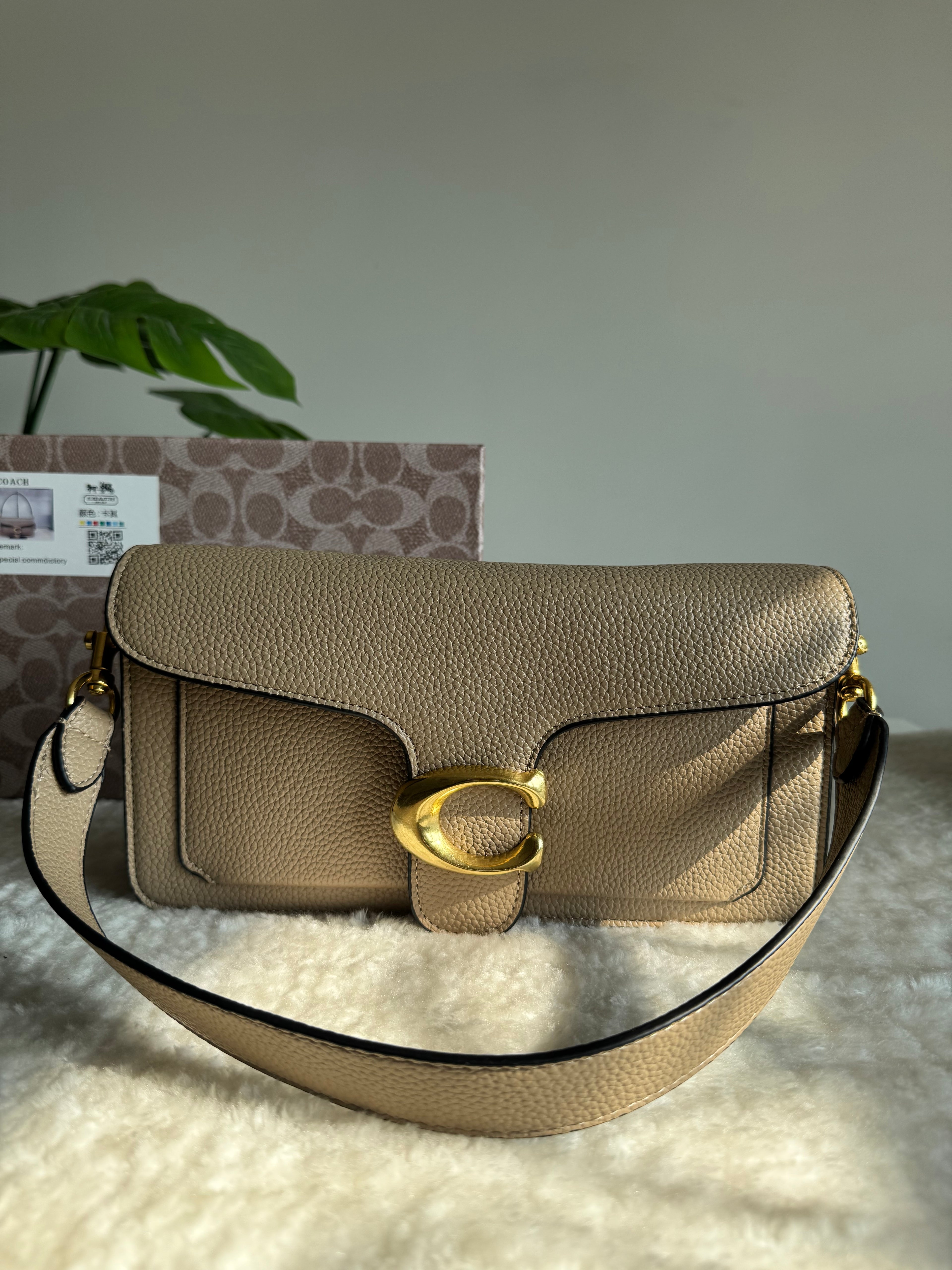COACH TABBY PREMIUM (Beige) - BOX PACKING