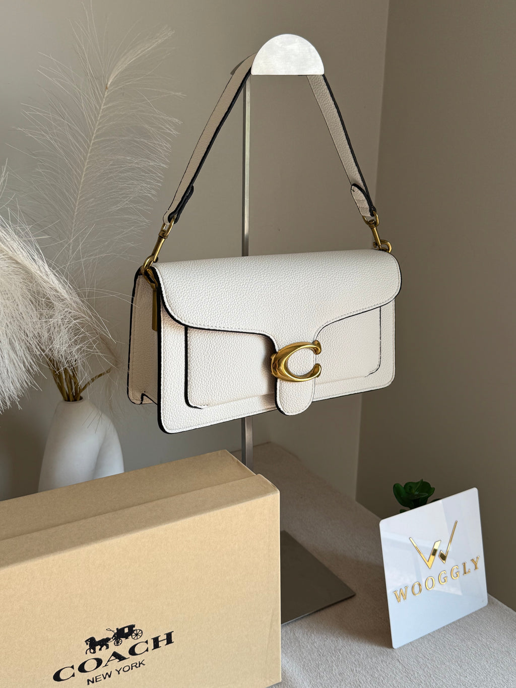 COACH TABBY 26 White Decent Quality - BOX PACKING
