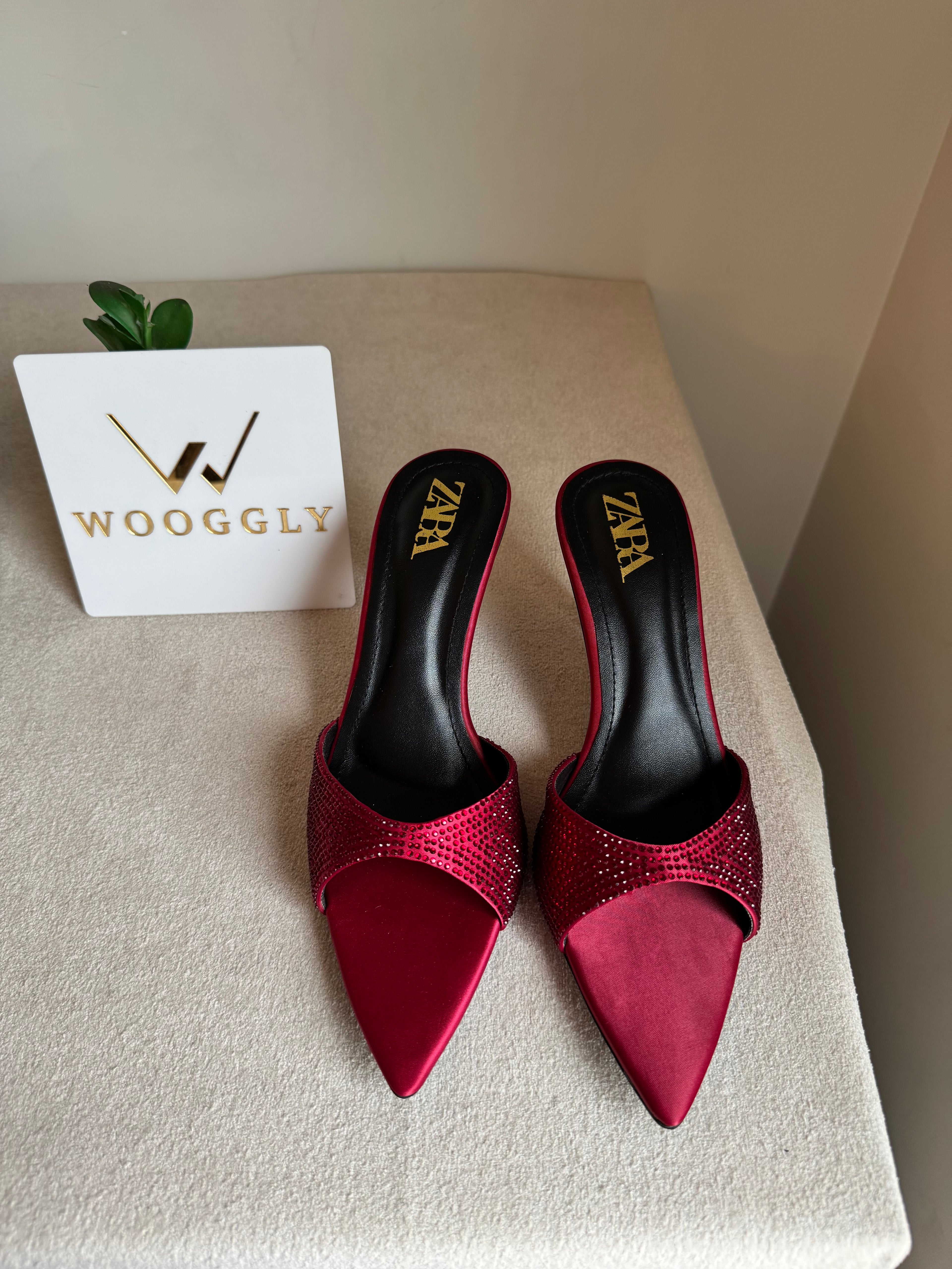 Bling Zara Heels - Red