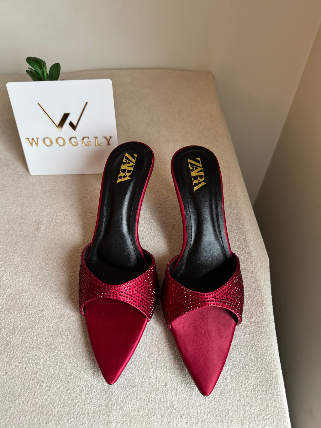 Bling Zara Heels - Red