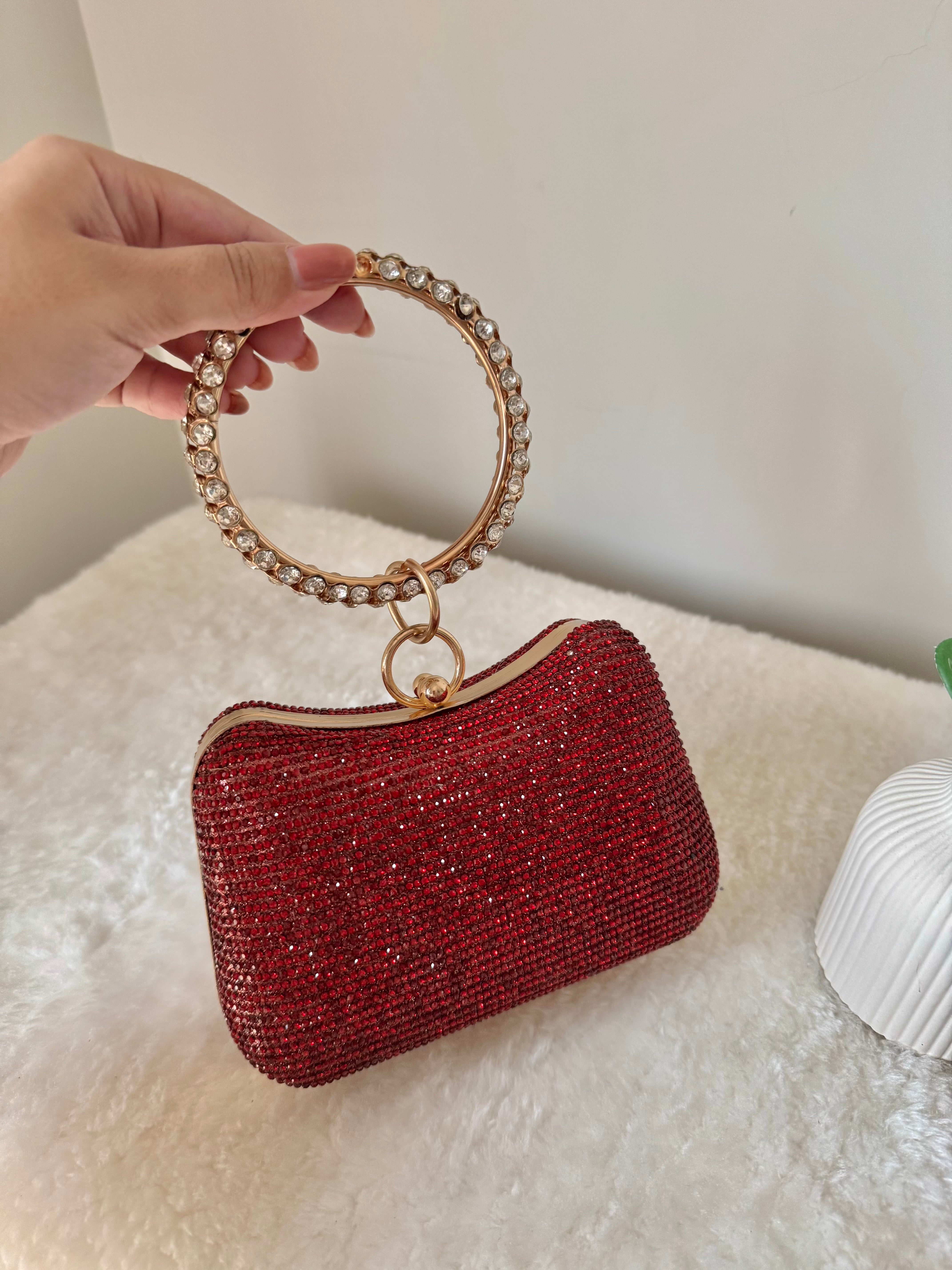 Signature Clutch - Red