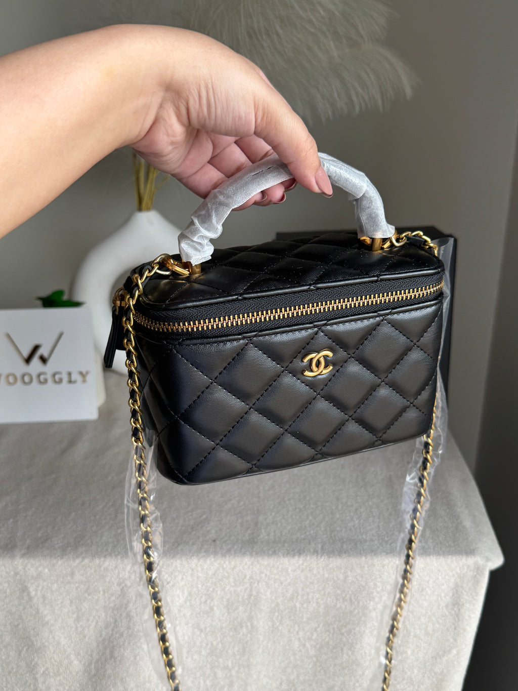 CH Mini Box Bag - Black