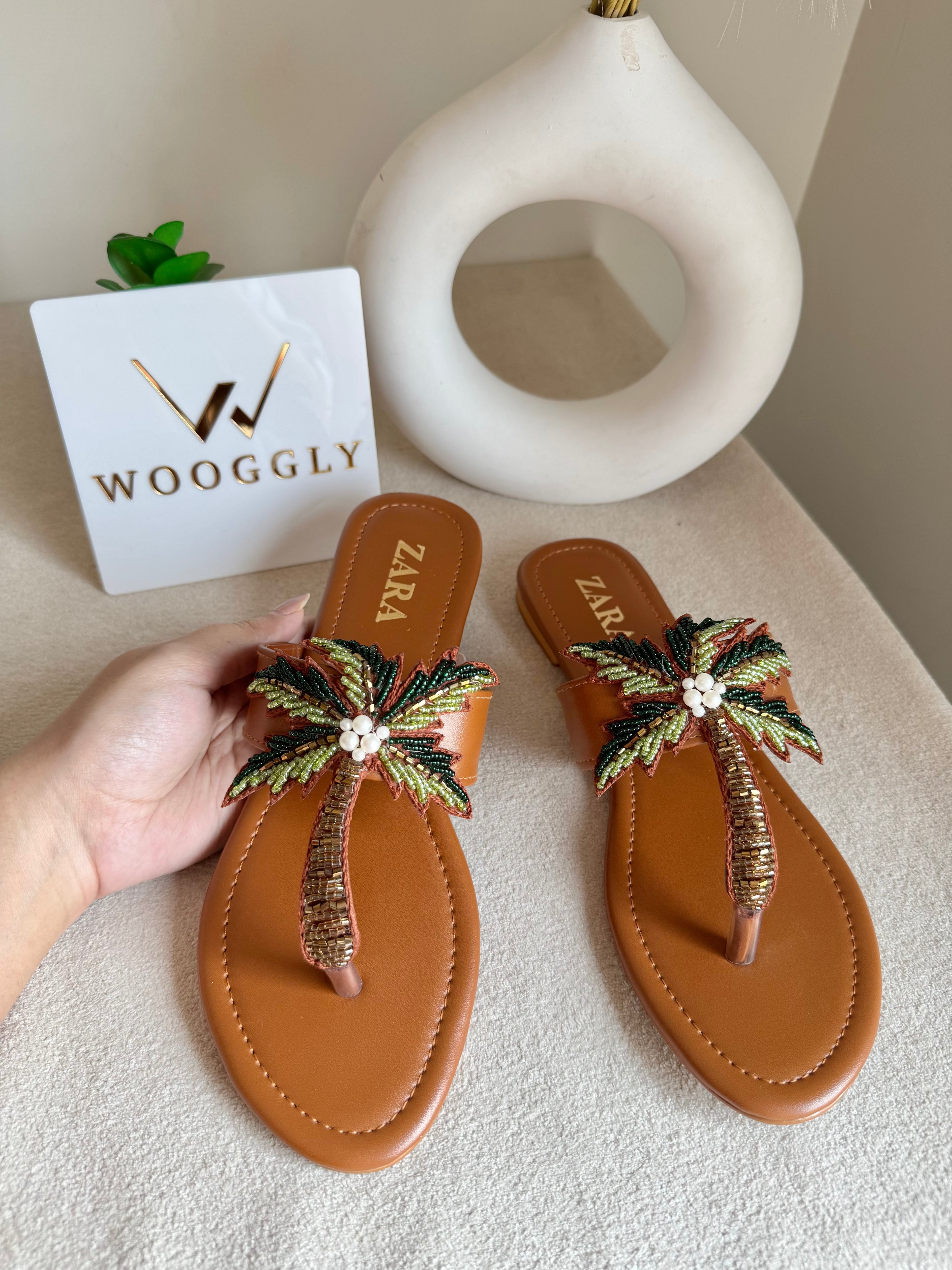 Zara Island Special Flats - Brown