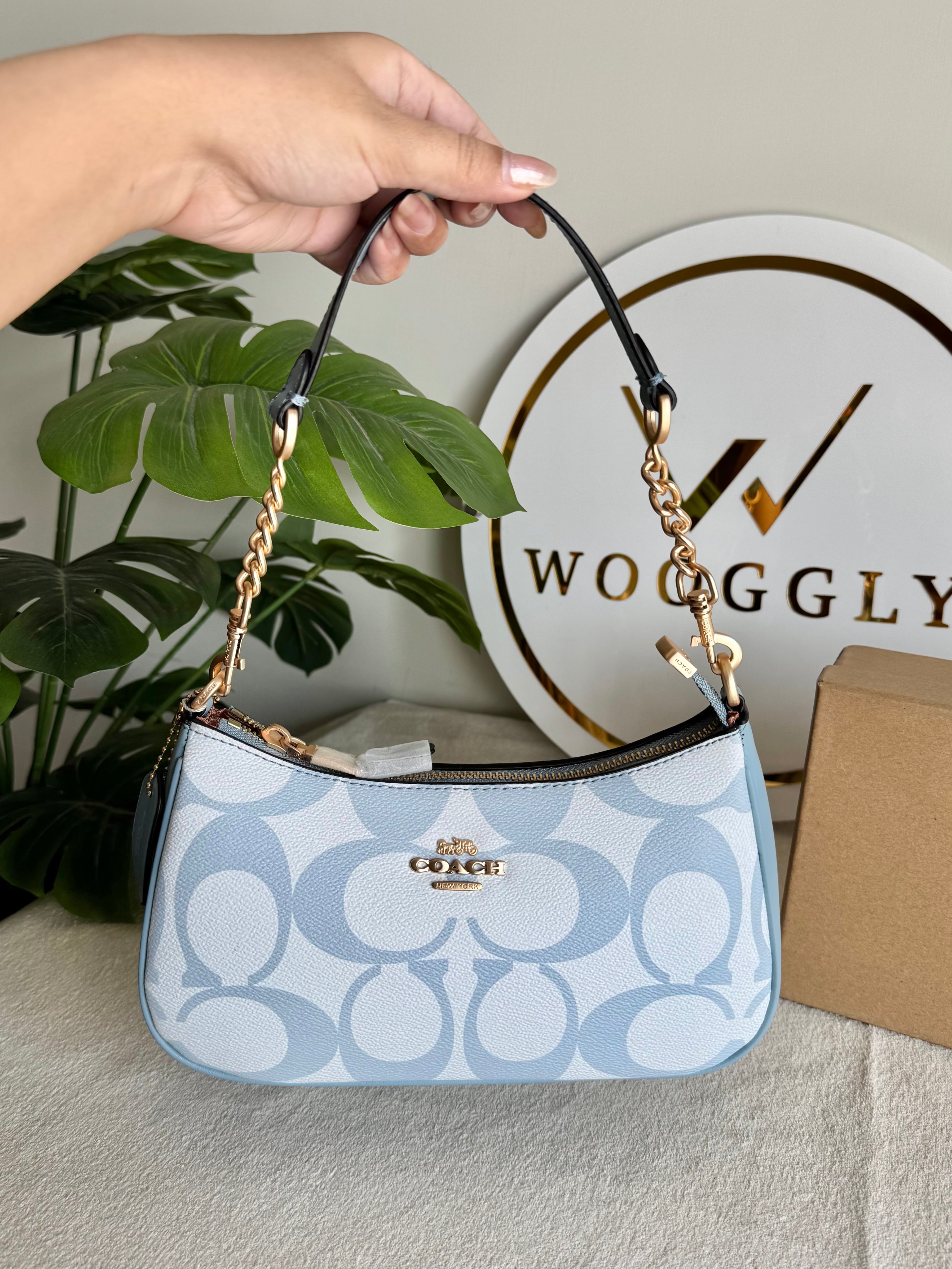 COACH TERI PREMIUM Baby Blue - BOX PACKING