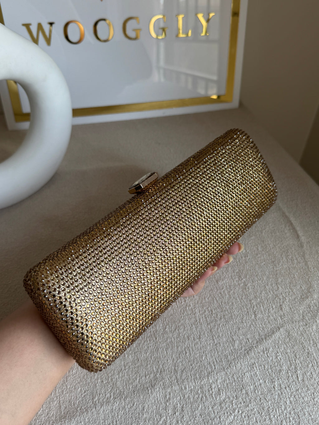 High Quality Élan Clutch - Champagne