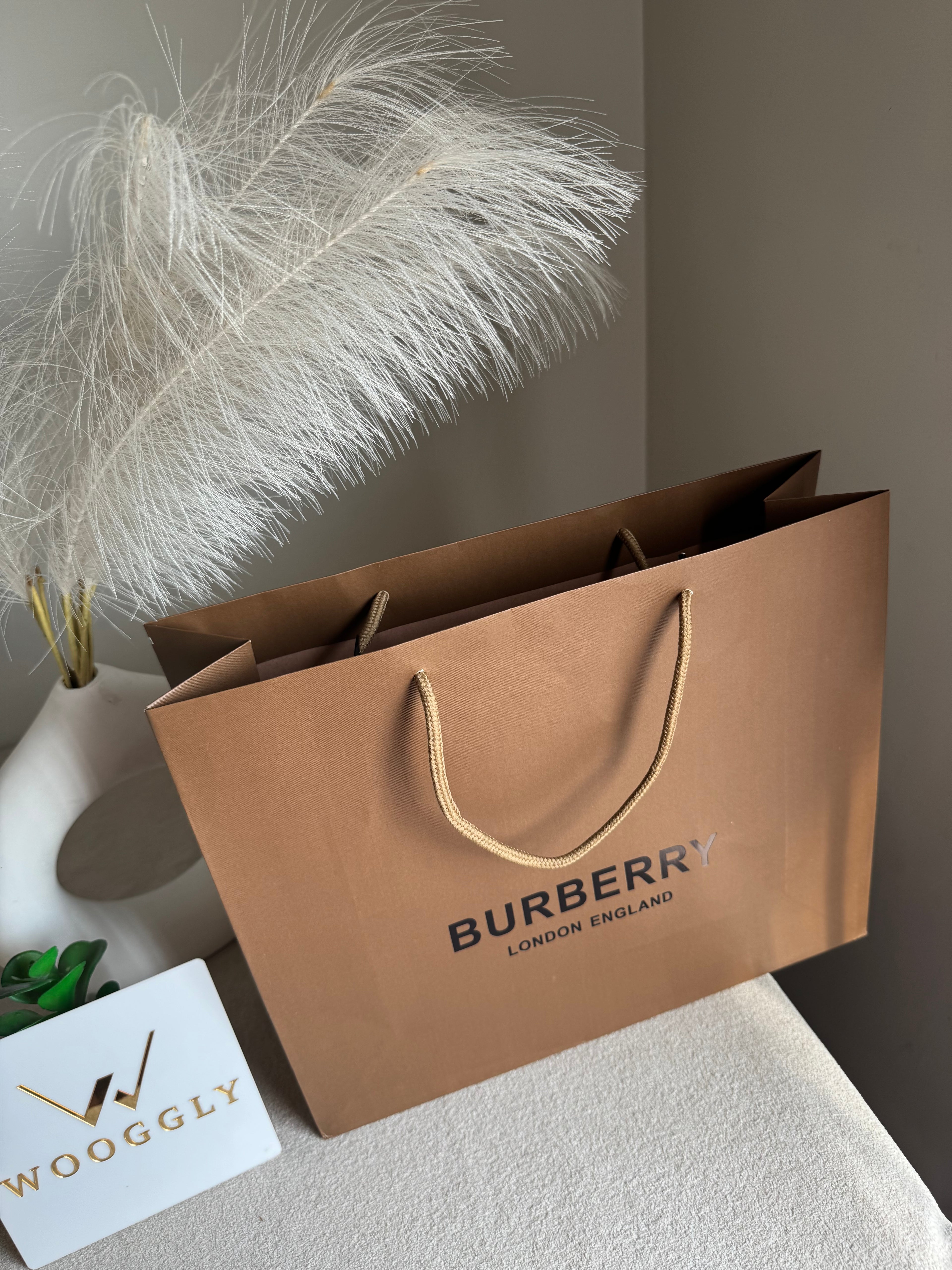 Gift Bag - Burberry - Medium (ONLY FOR PICK UP OR INDRIVE CUSTOMERS IN LAHORE)