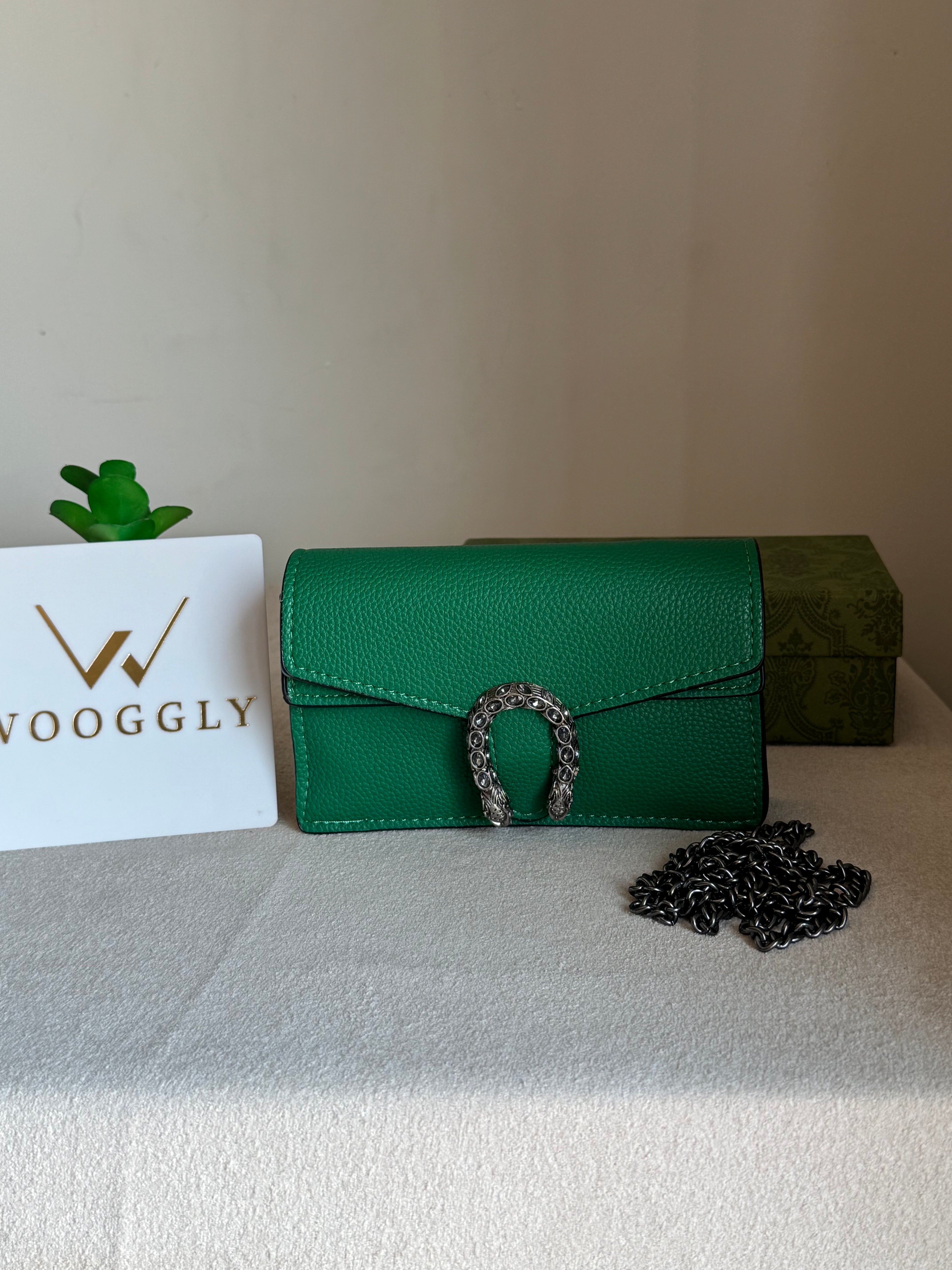 Viral Mini Gucci Bag Green - Box Packing