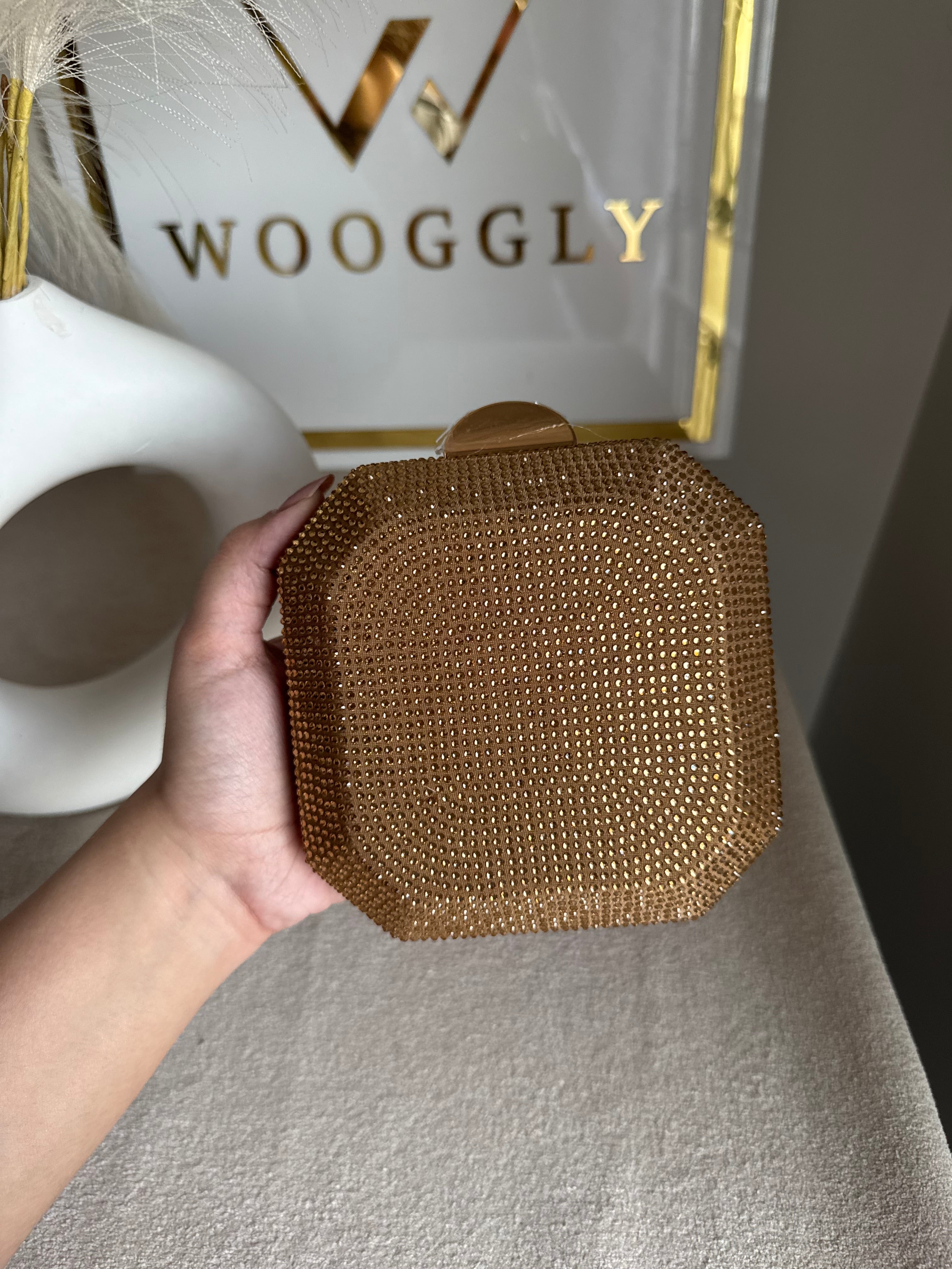 AYLA CLUTCH Champagne