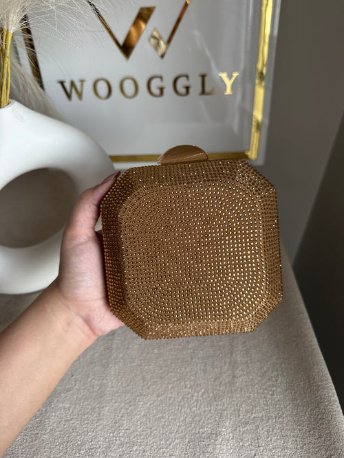AYLA CLUTCH Champagne
