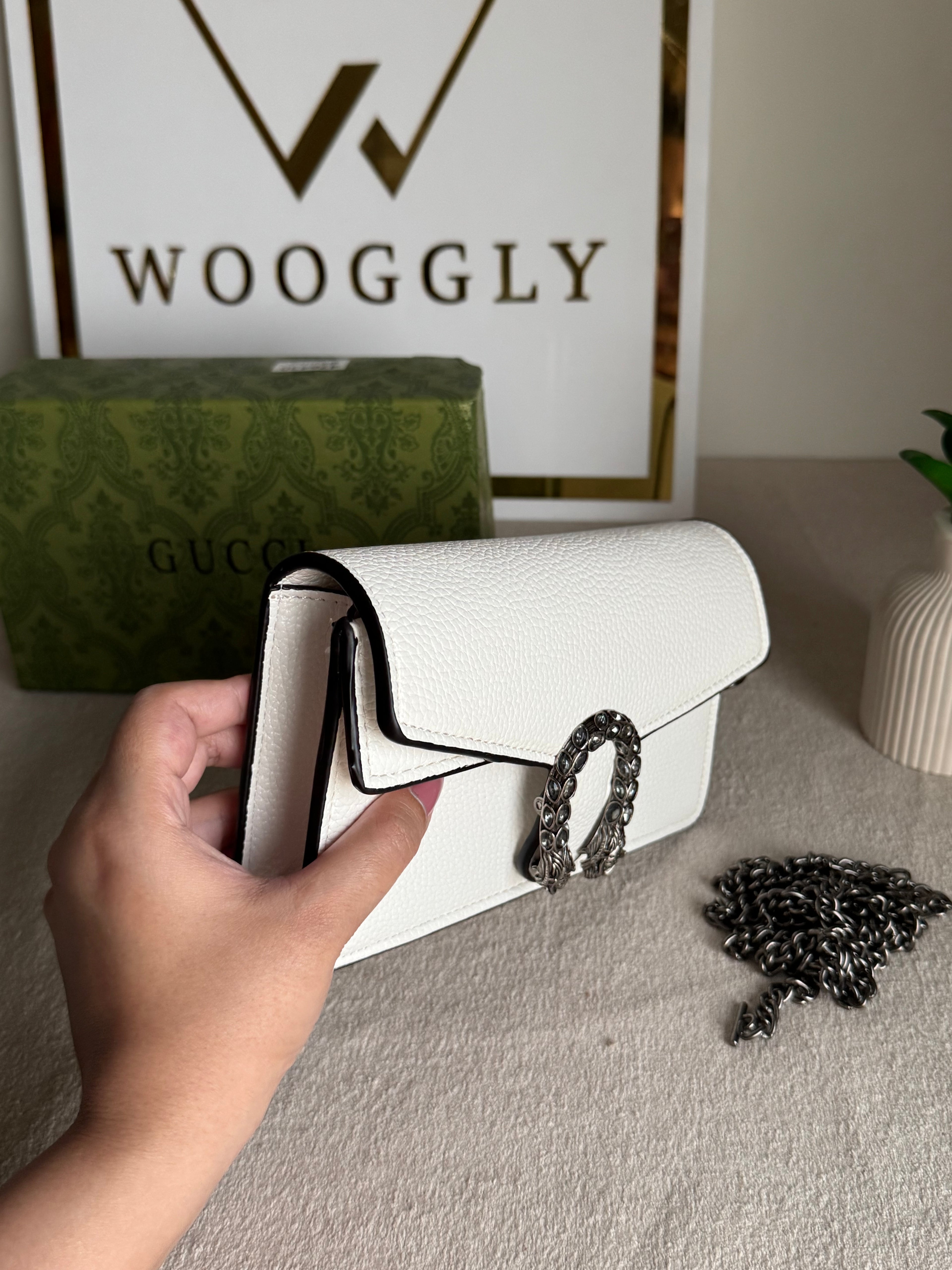 Viral Mini Gucci Bag White - Box Packing