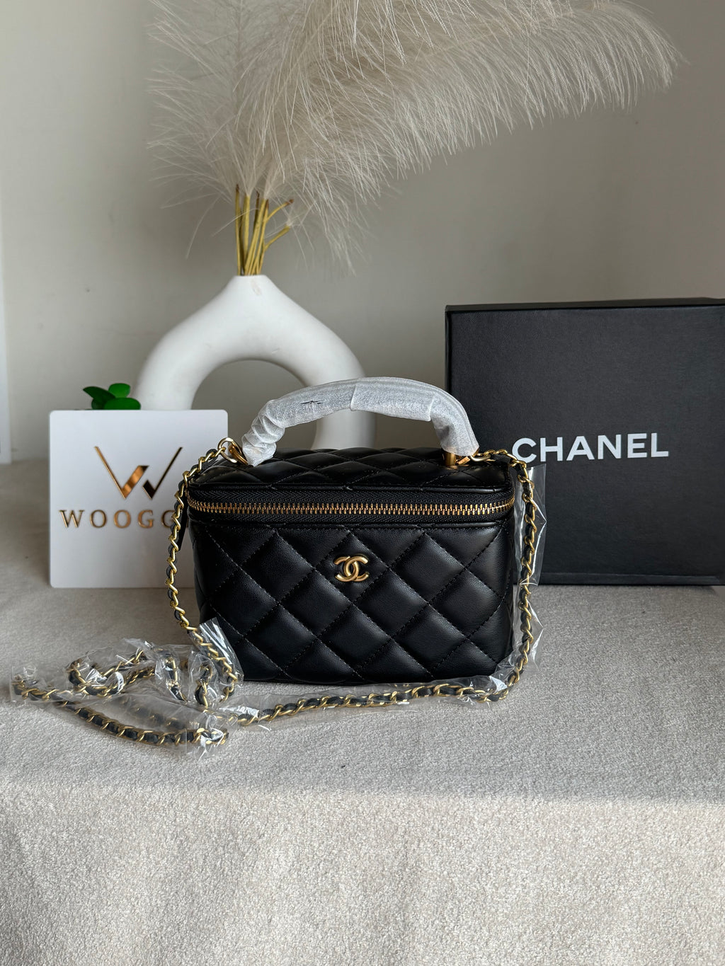 CH Mini Box Bag - Black