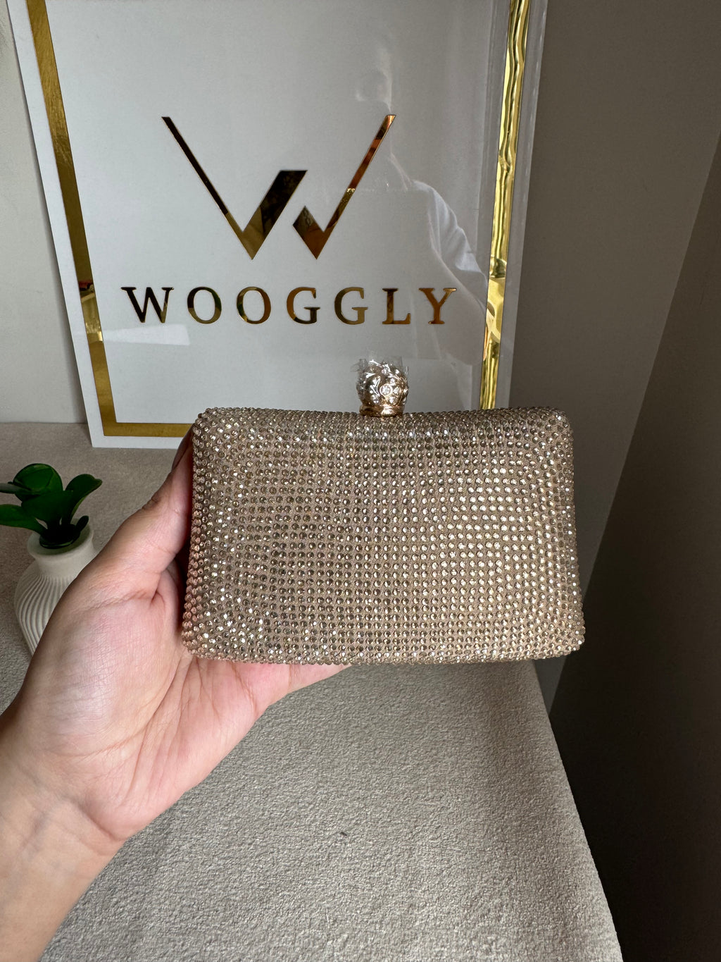 Icon Clutch Ivory