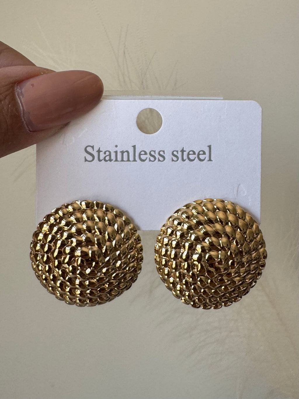 Timeless Gleam Studs - Stainless Steel