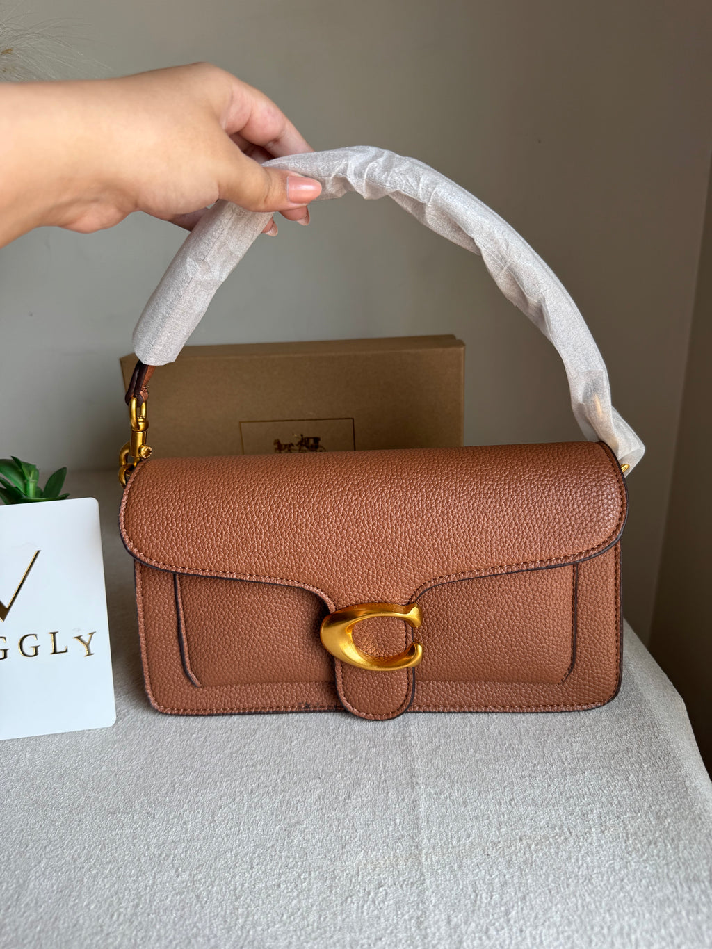 COACH TABBY Brown Good Quality -  BOX PACKING