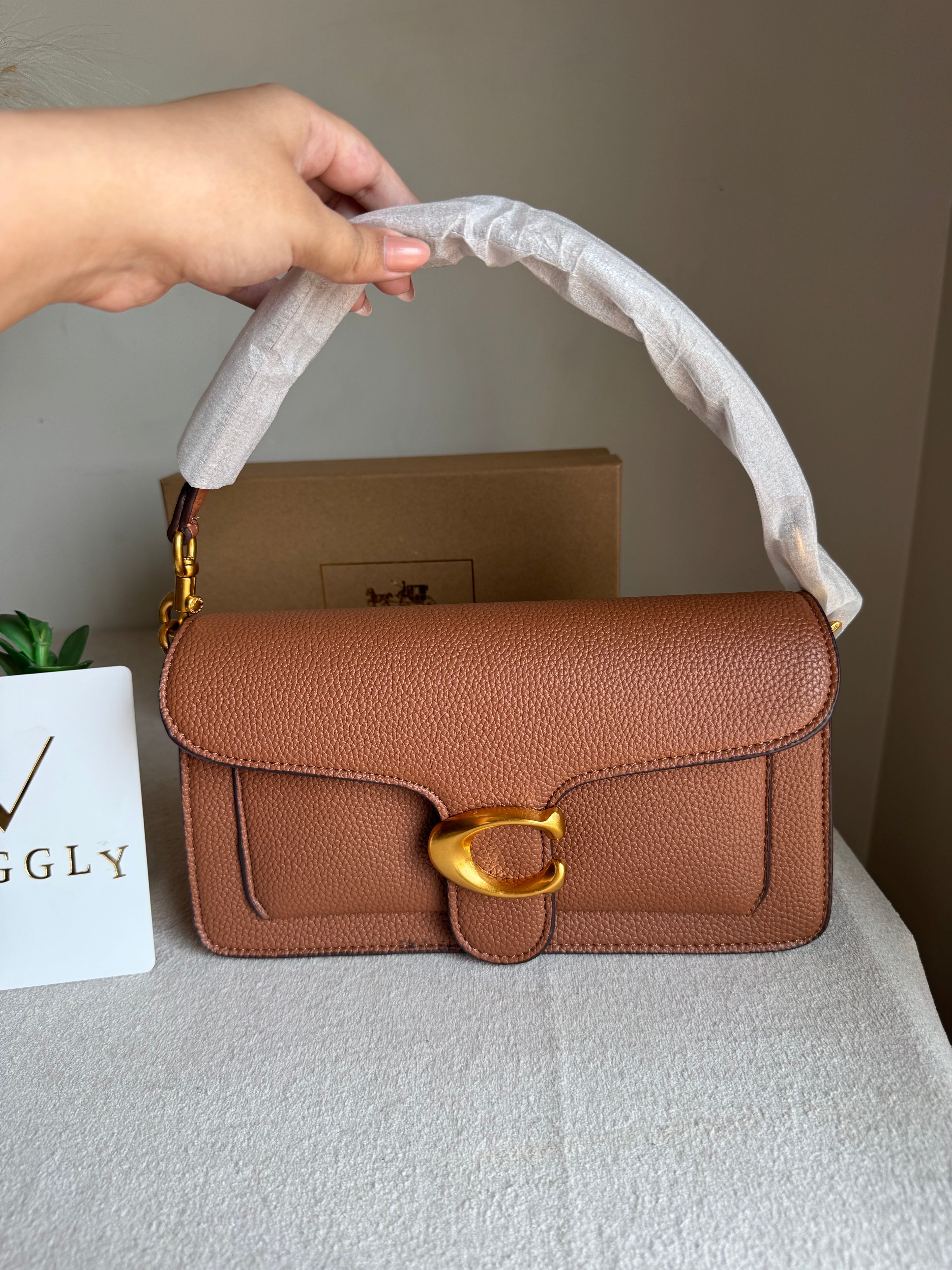 COACH TABBY Brown Good Quality -  BOX PACKING