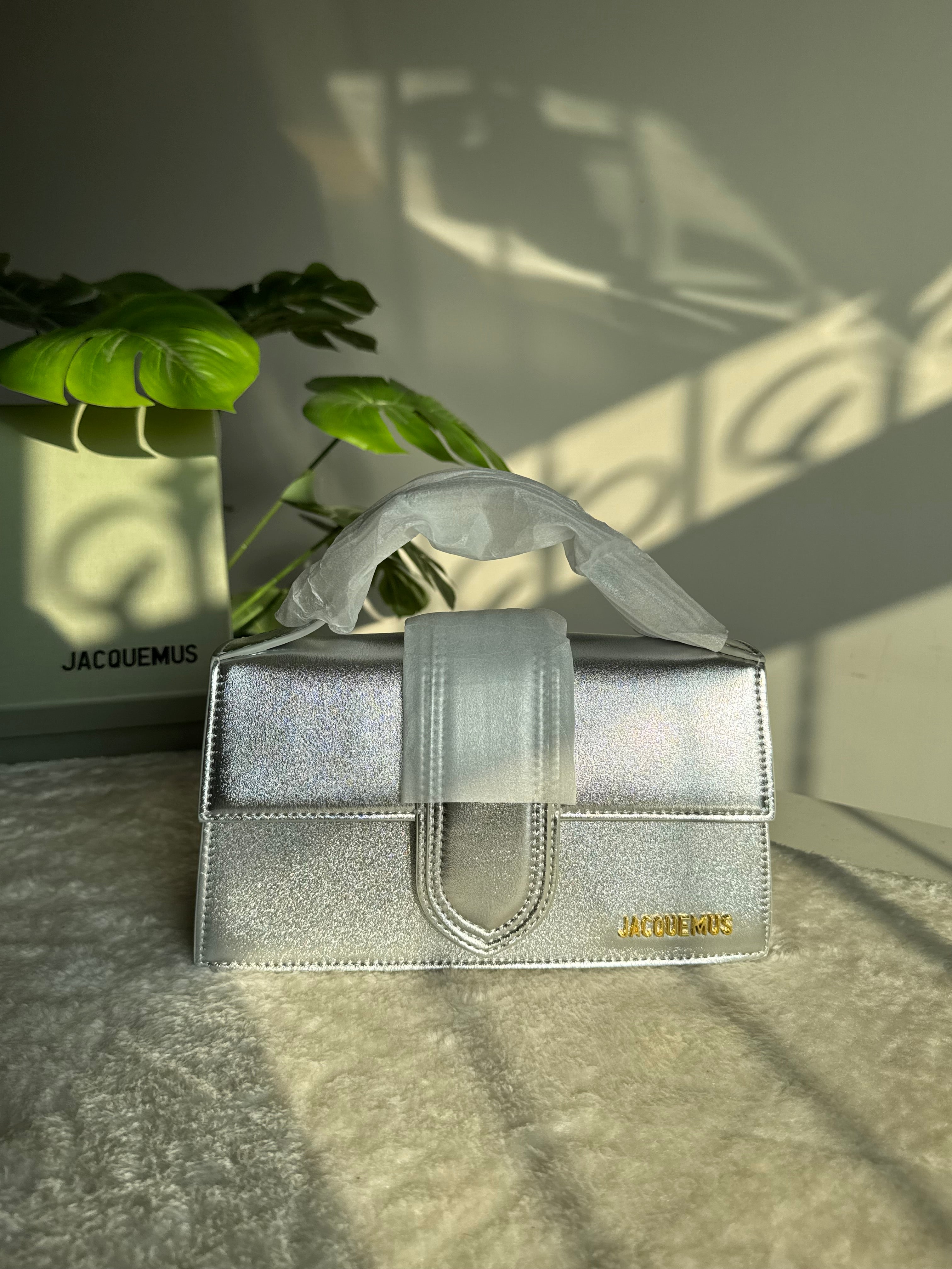 Jacquemus - The large Bambino (Silver) BOX PACKING