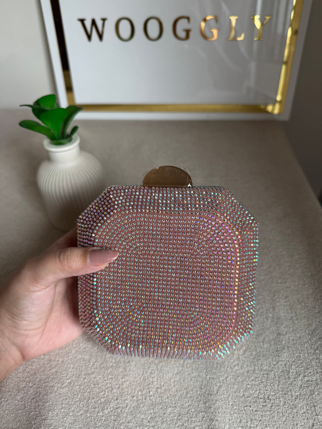 AYLA CLUTCH Pretty Pink