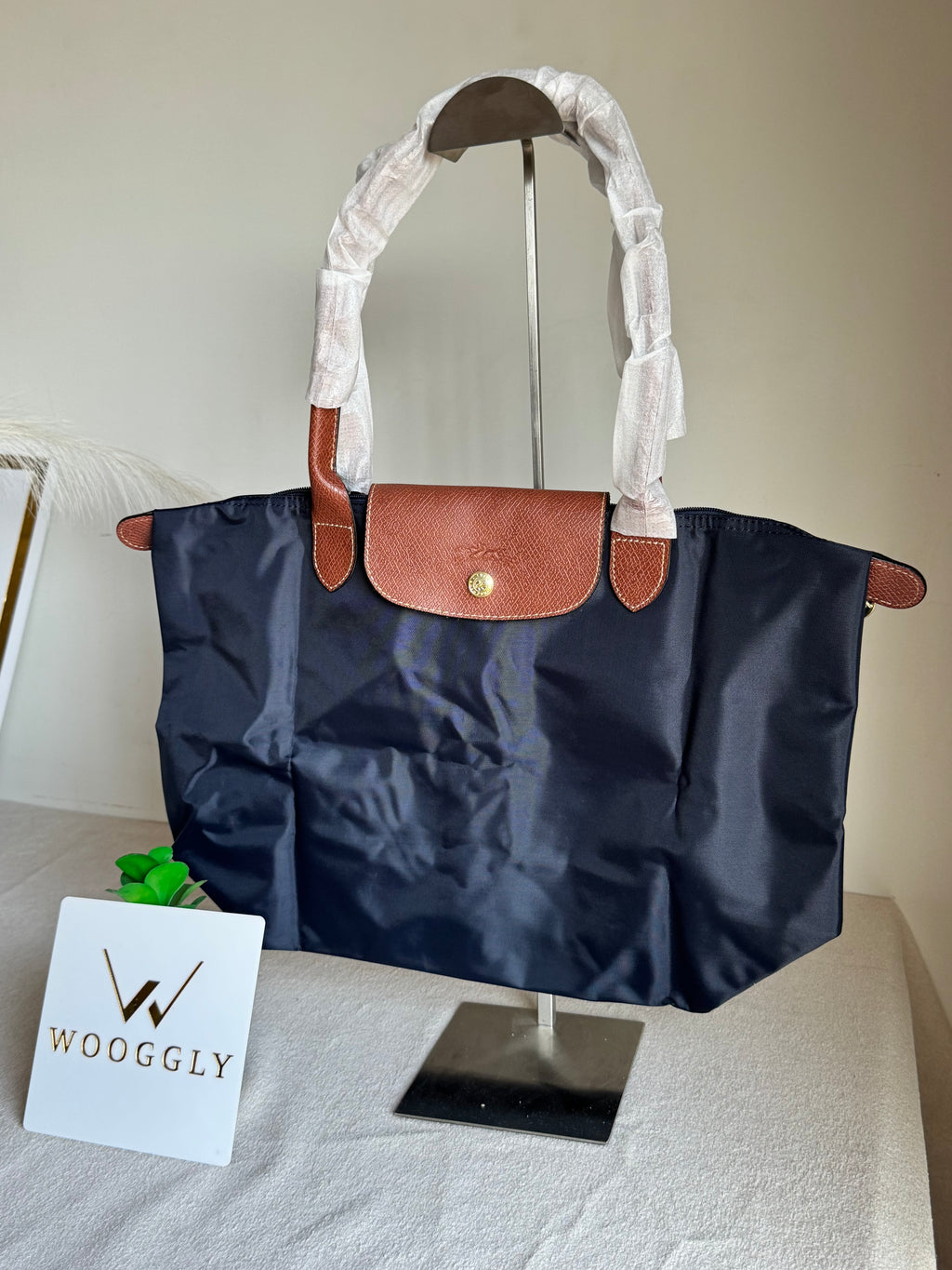 Longchamp Tote LARGE - Blue (WITH BRAND LOGO)