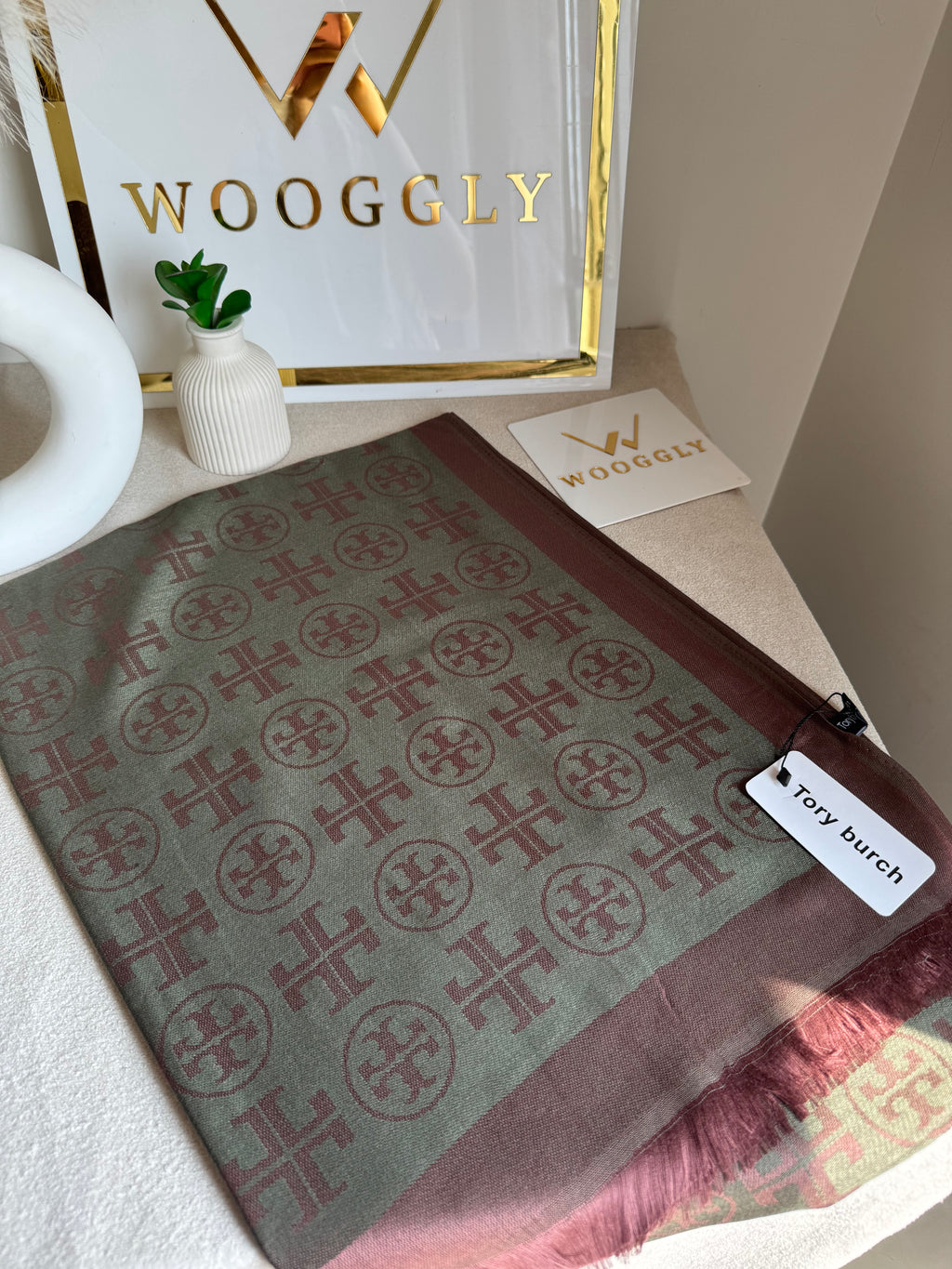 Tory Burch Stoller Greenish Brown