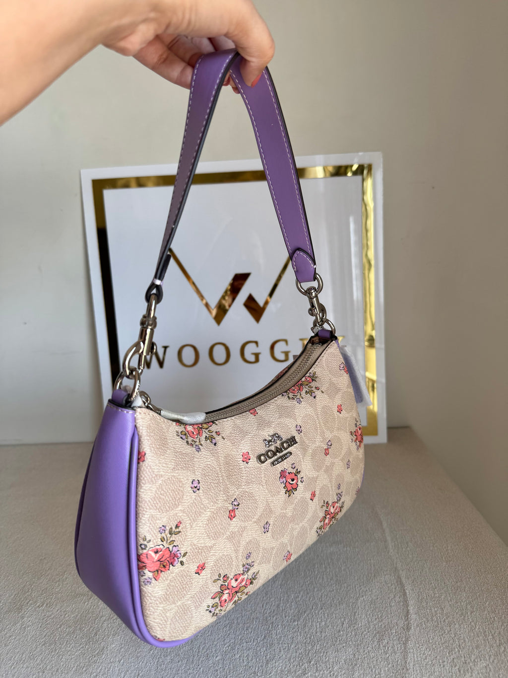 COACH TERI PREMIUM (Floral Lilac) - MAGNETIC BOX PACKING