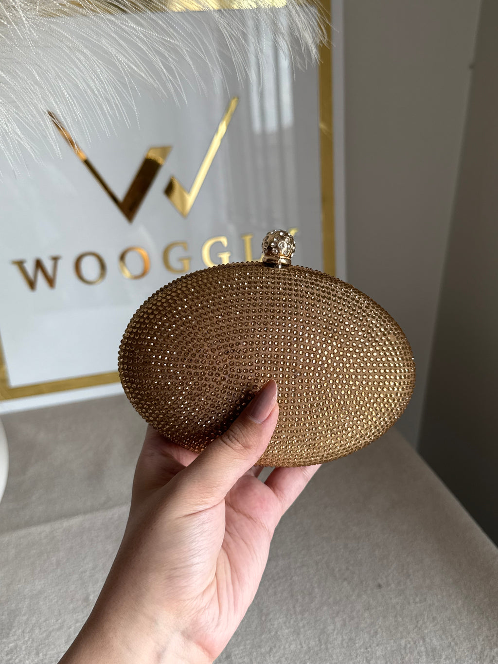Lyla Clutch - Champagne