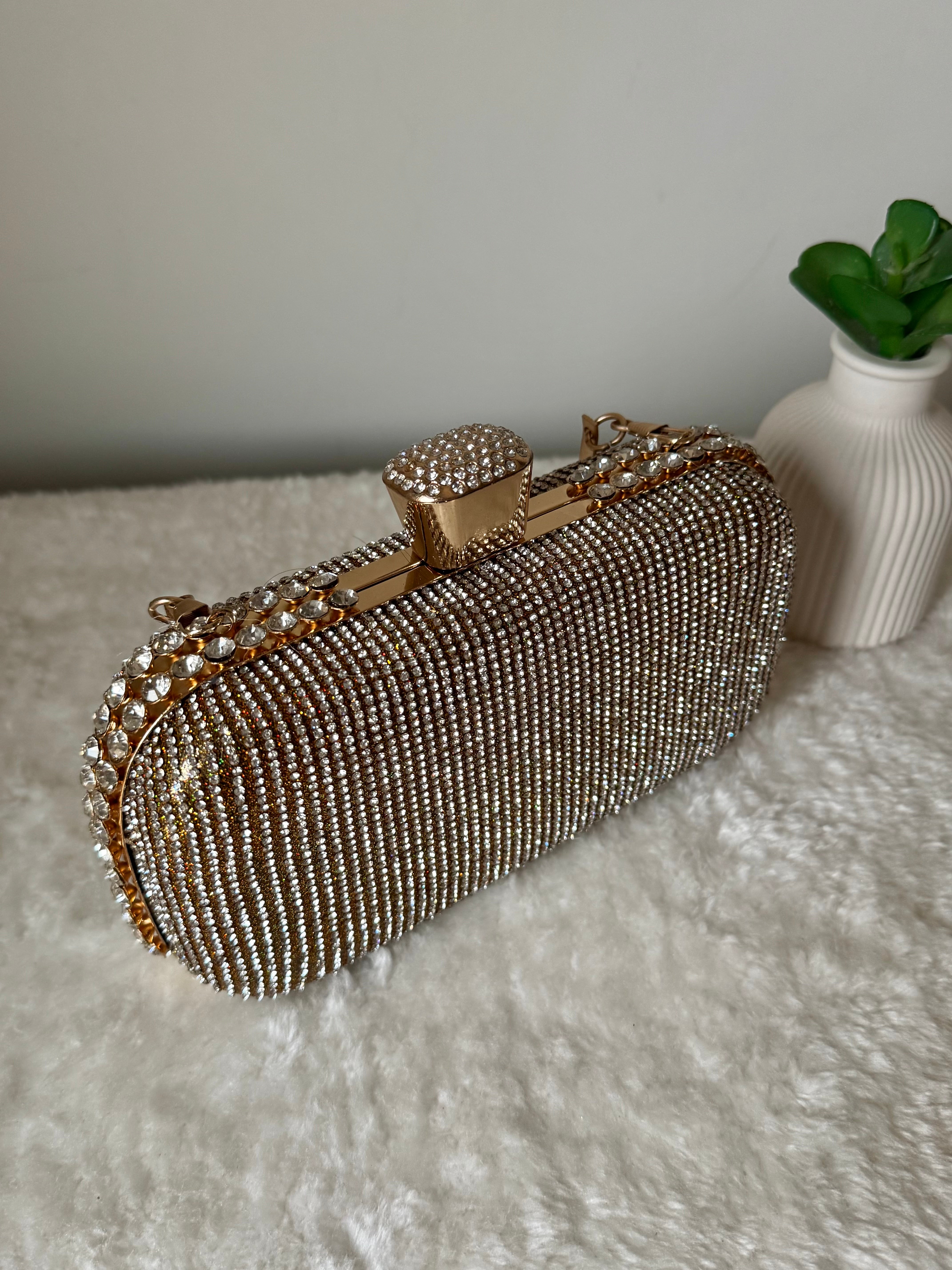Diva Mode Clutch - Rose Gold