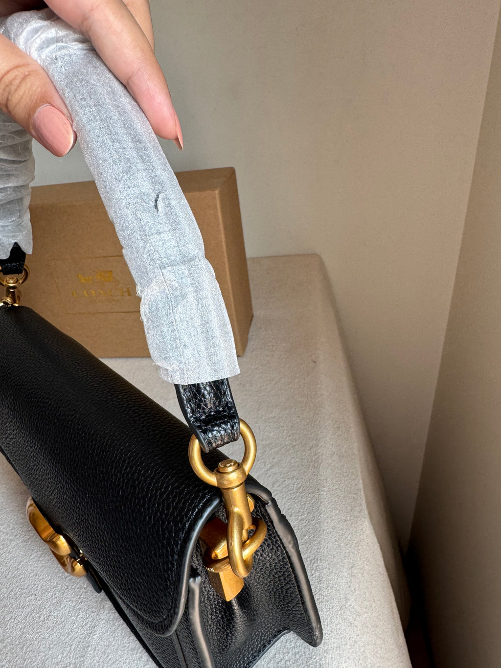 COACH TABBY Black Good Quality -  BOX PACKING