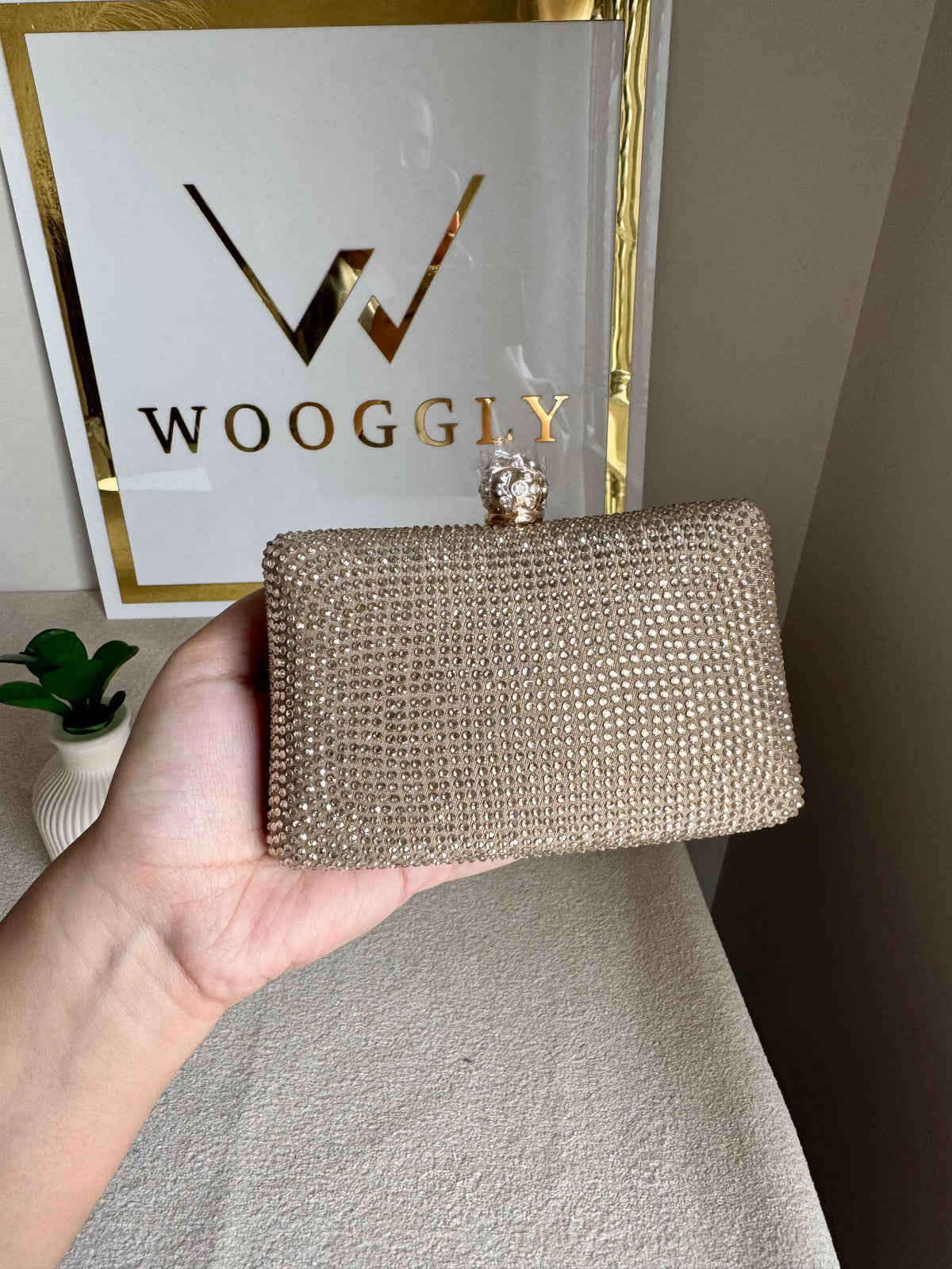 Icon Clutch Ivory