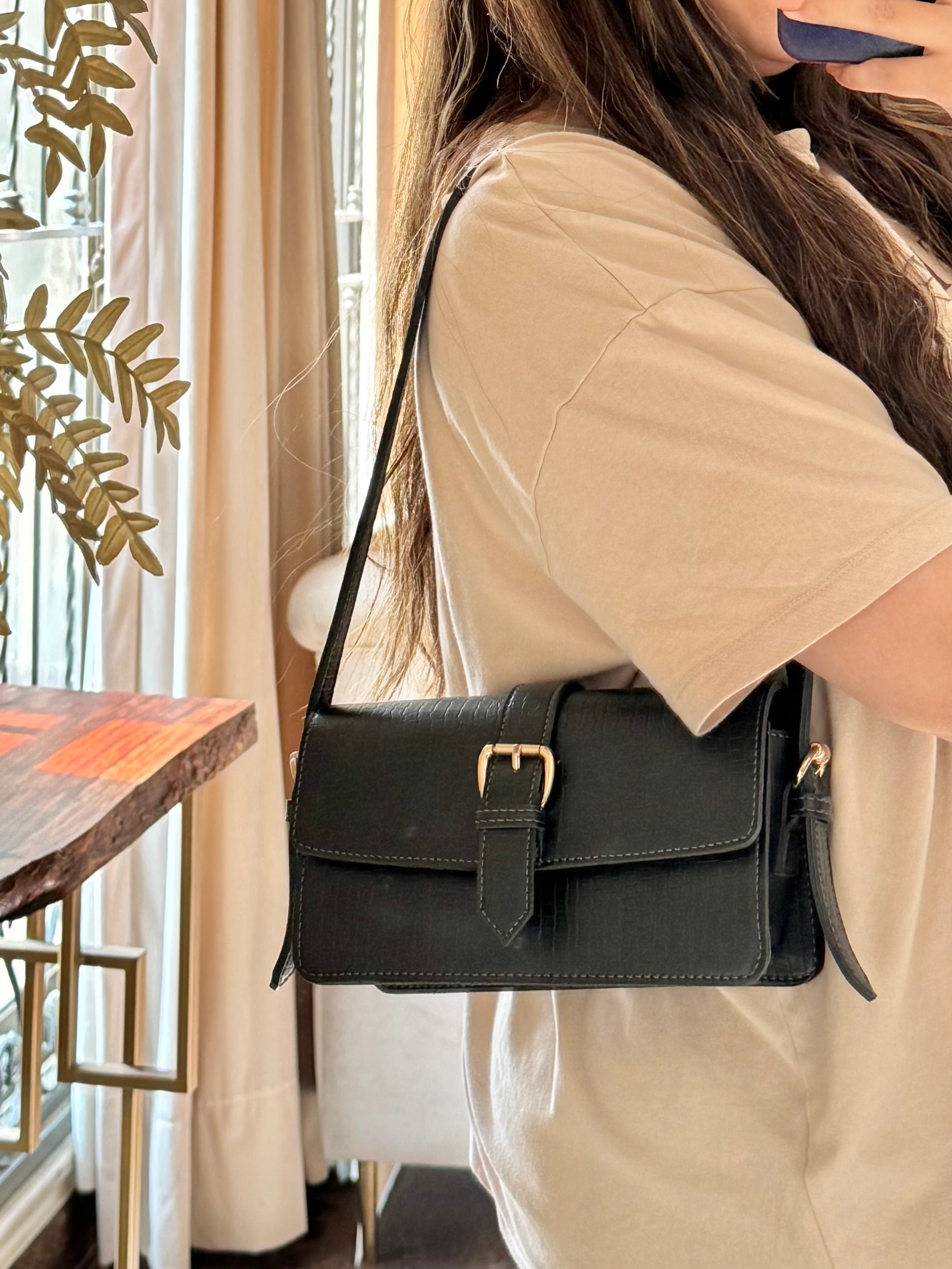 Ella Shoulder Bag - Green