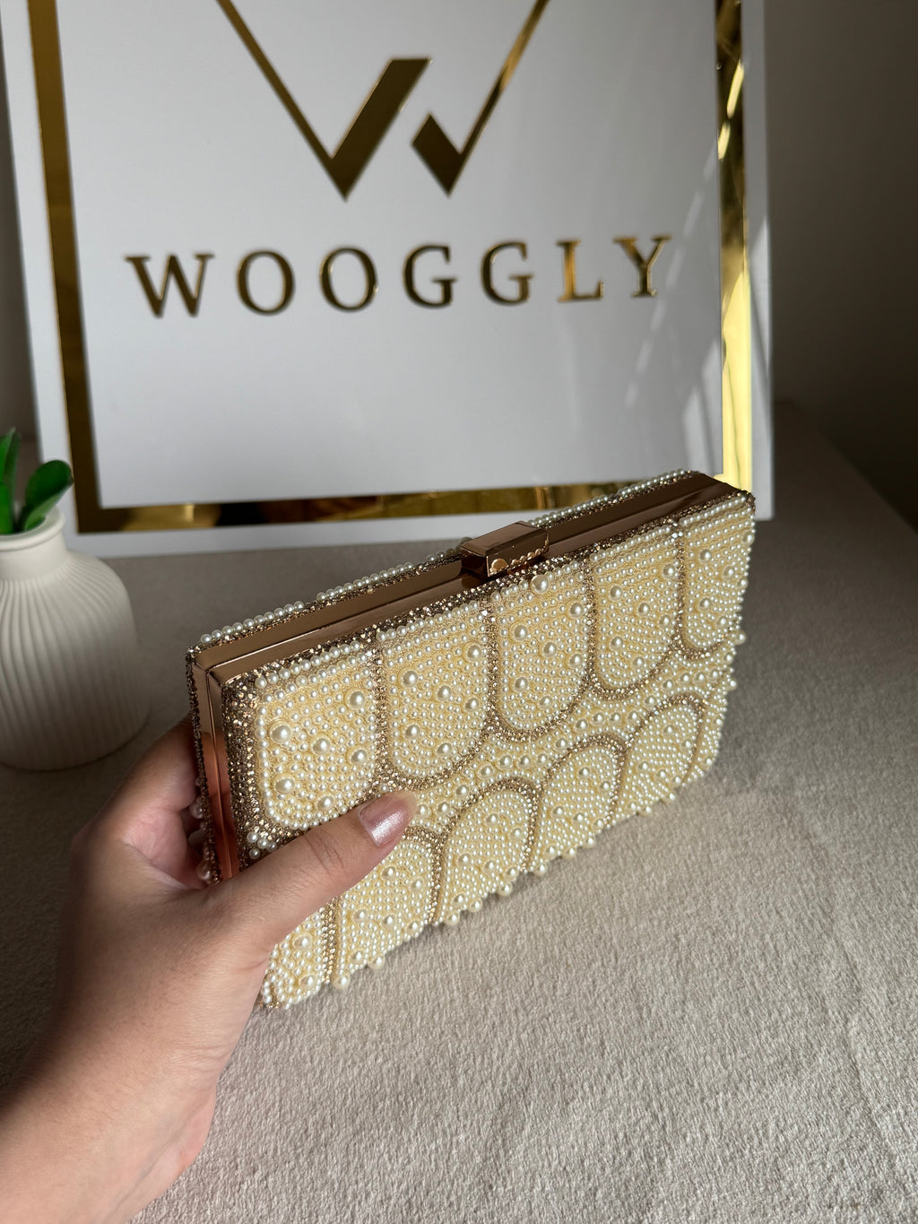 After Hours Pearl Clutch