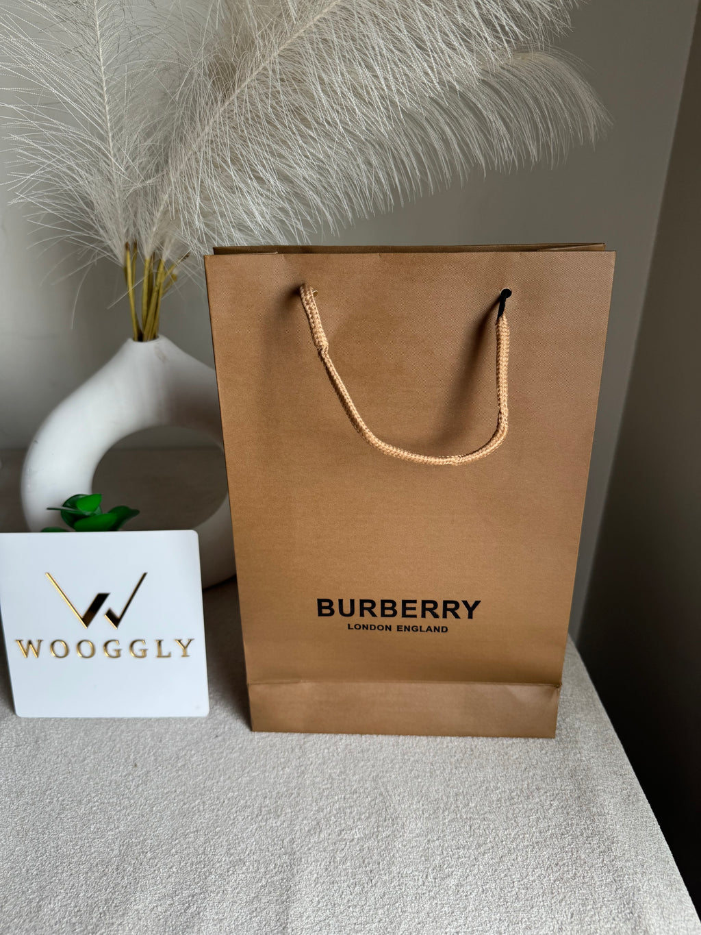 Gift Bag - Burberry - Small (ONLY FOR PICK UP OR INDRIVE CUSTOMERS IN LAHORE)