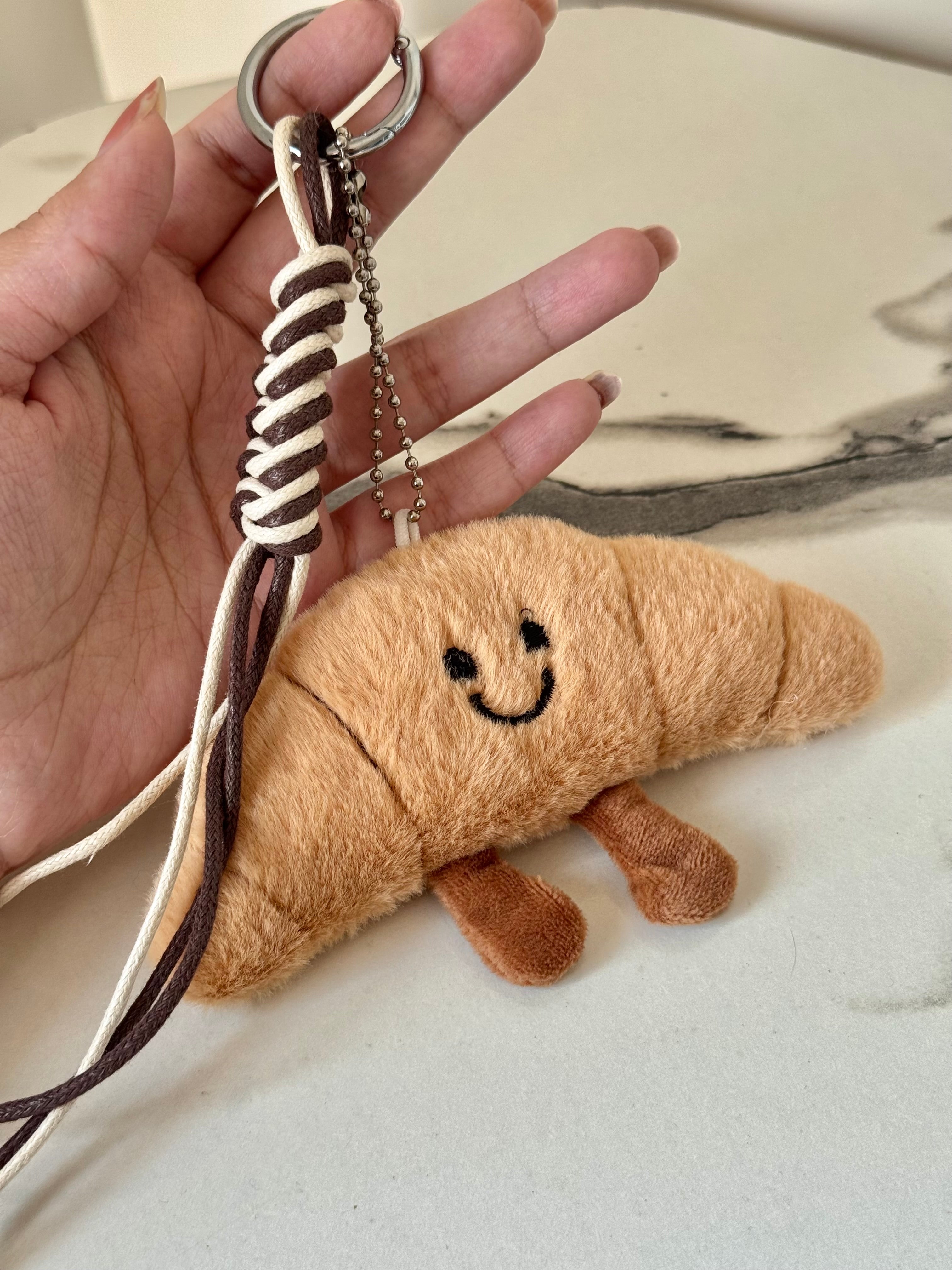 Super Cute Croissant Bag Charm