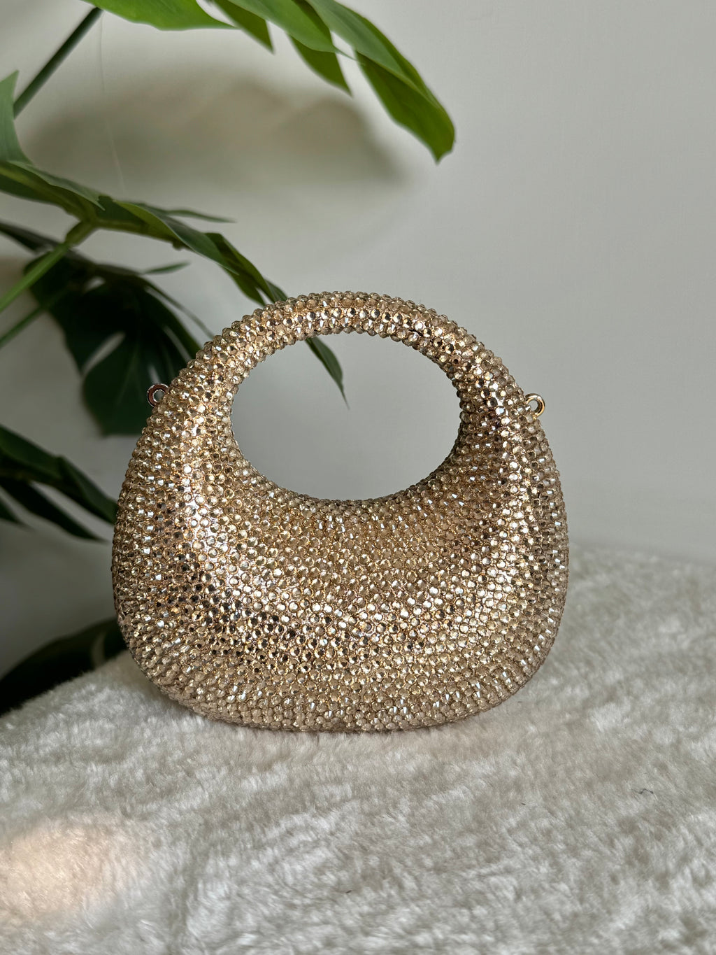 Viral Swarovski Clutch - Mini Gold