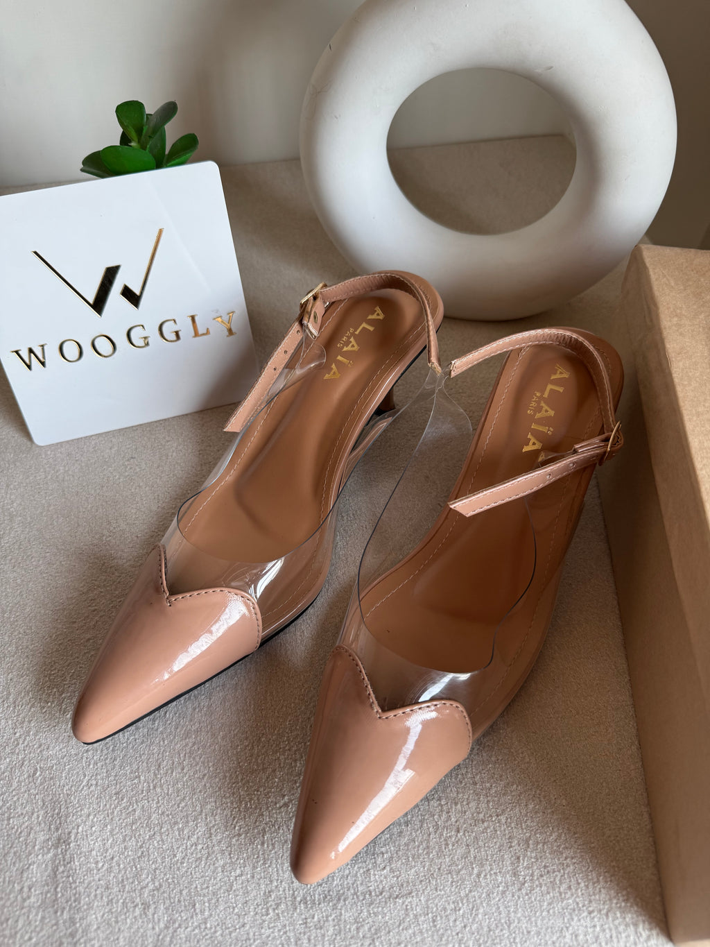 Alaia Paris Heels - Nude