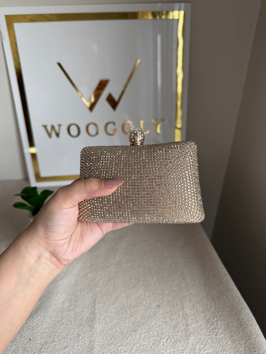 Icon Clutch Ivory