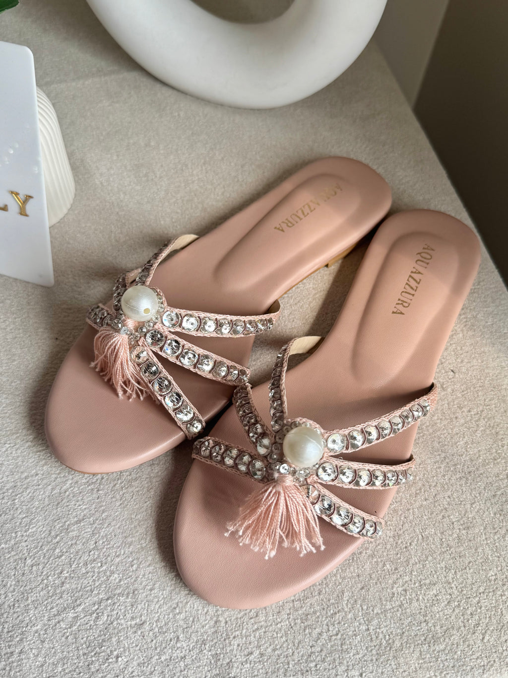 Angel Slides - Tea Pink