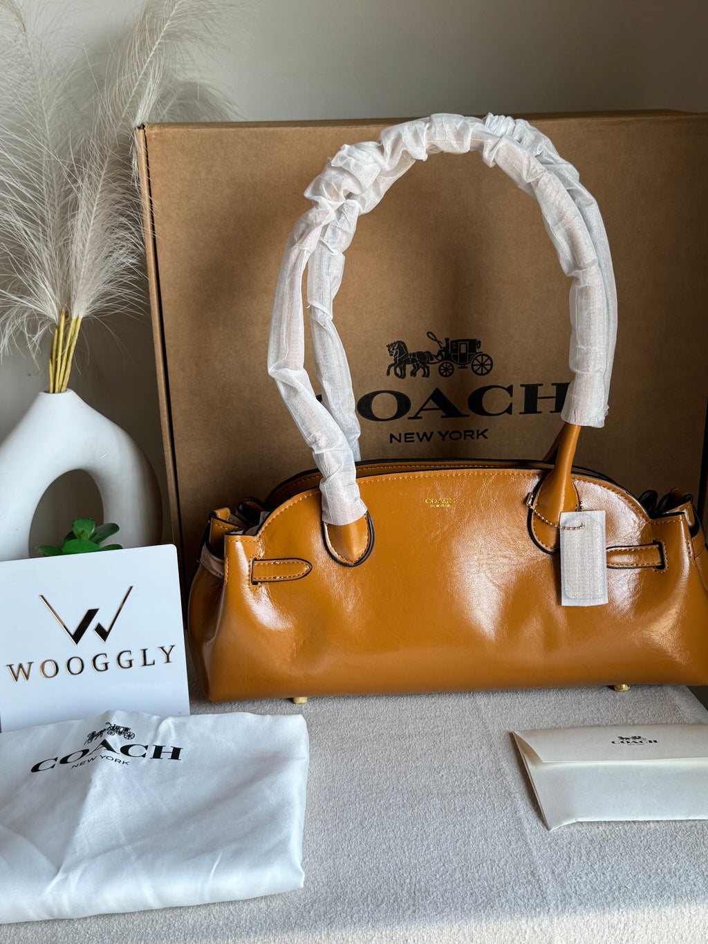 COACH Empire Bag EXTREMELY PREMIUM (Khaaki) - BOX PACKING