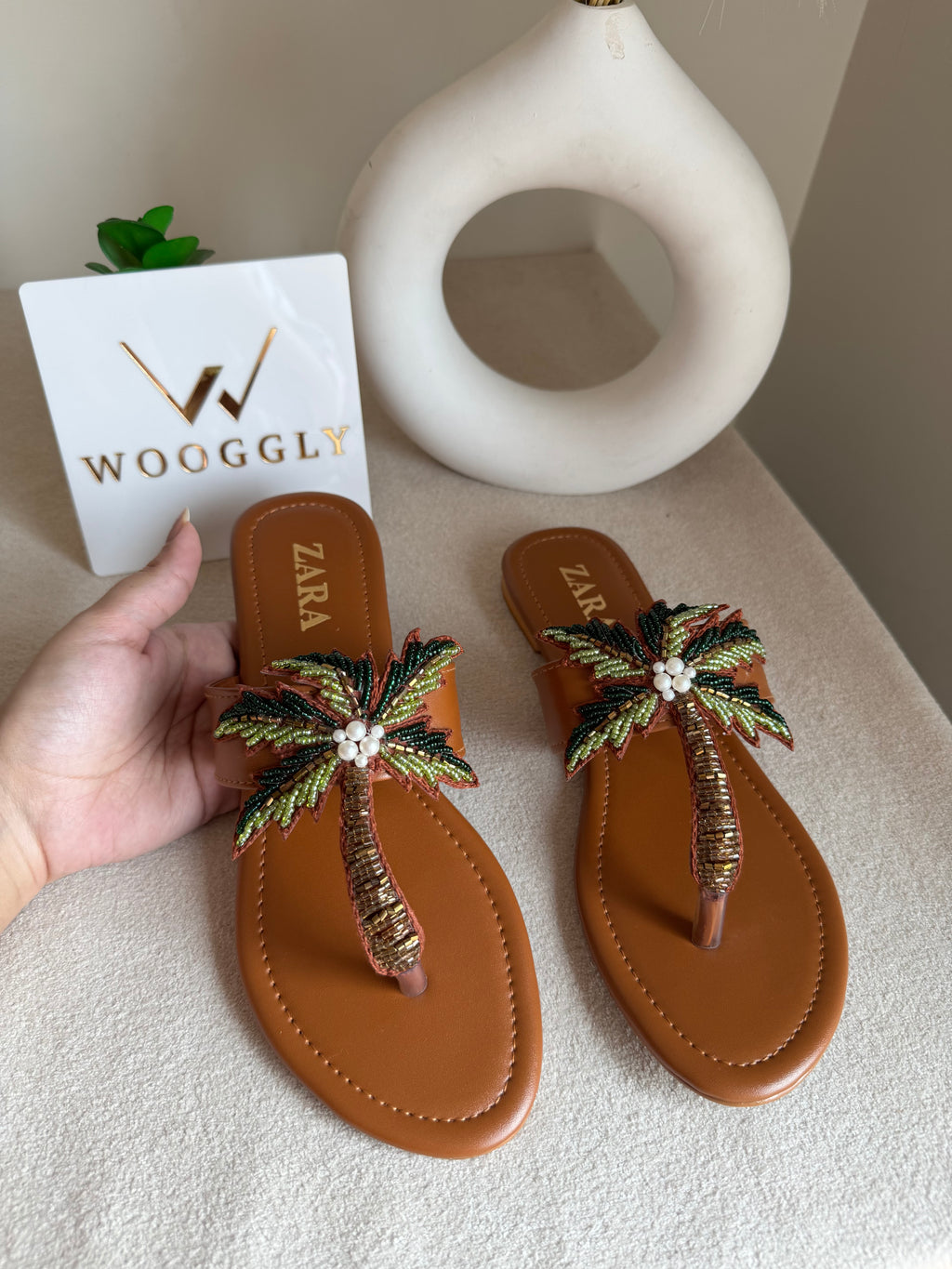 Zara Island Special Flats - Brown