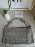 Dreamy Party Wear Rhinestone Bag - Silver