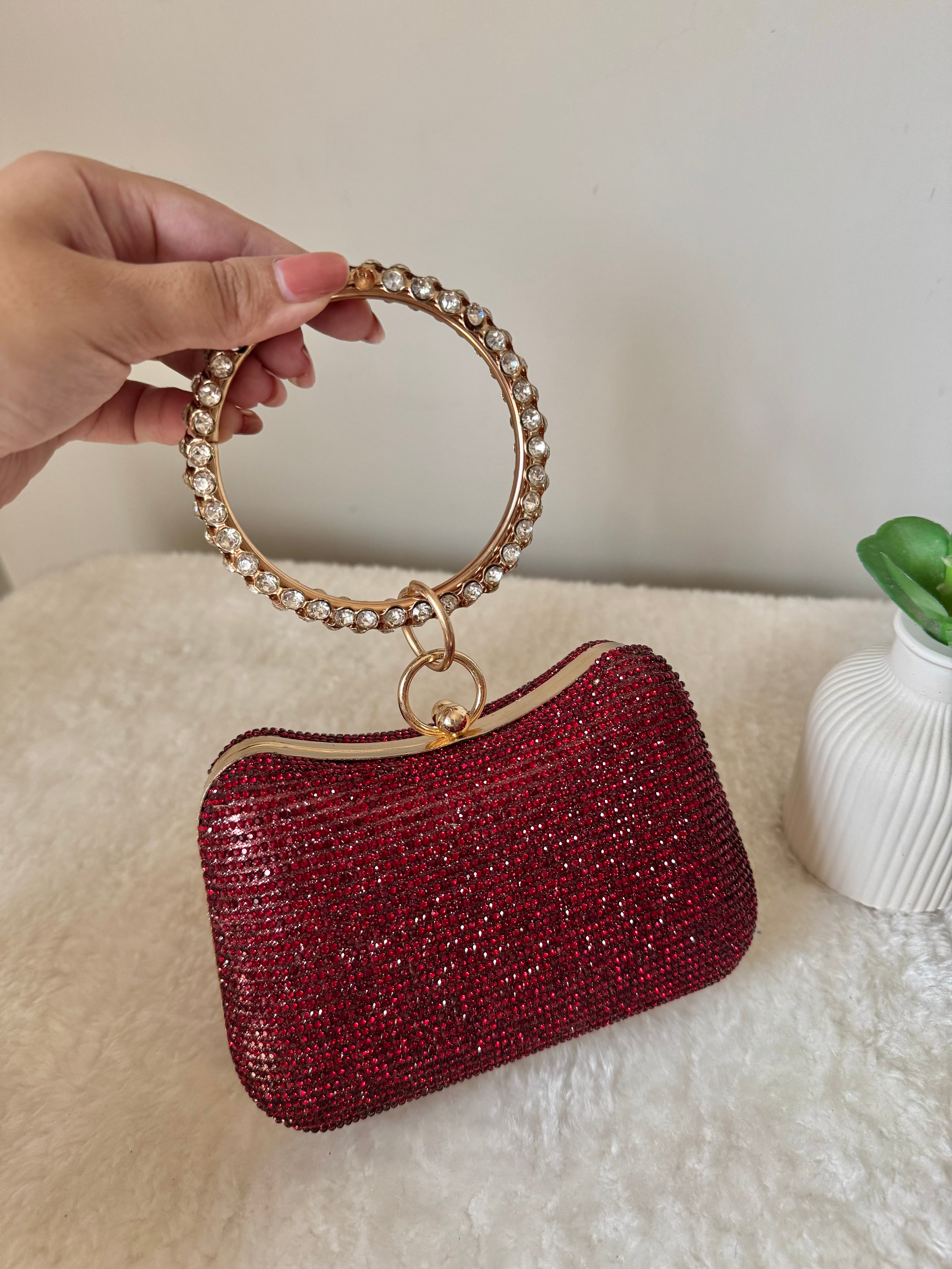 Signature Clutch - Red