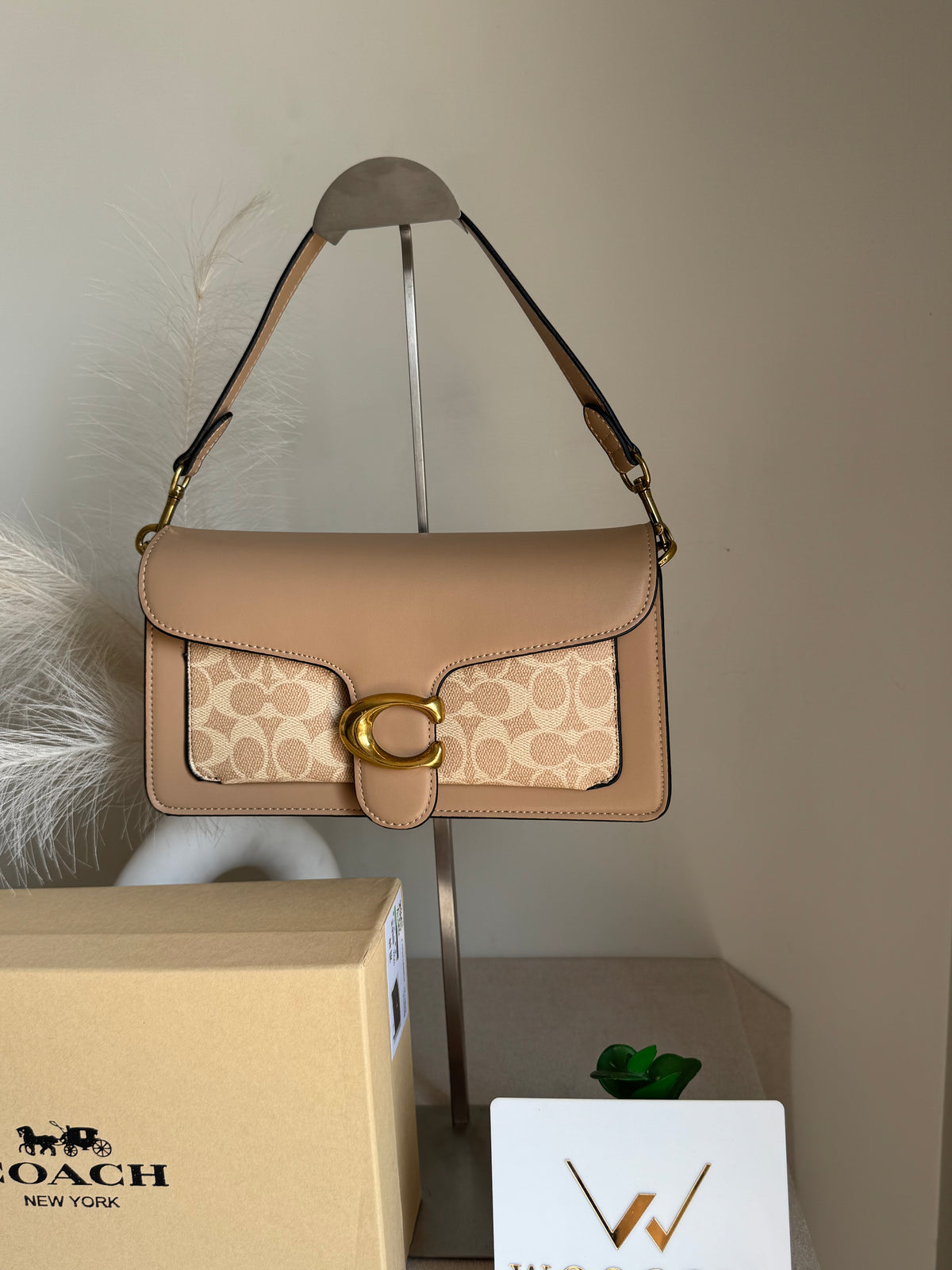 COACH TABBY 26 Khaaki Decent Quality-BOX PACKING