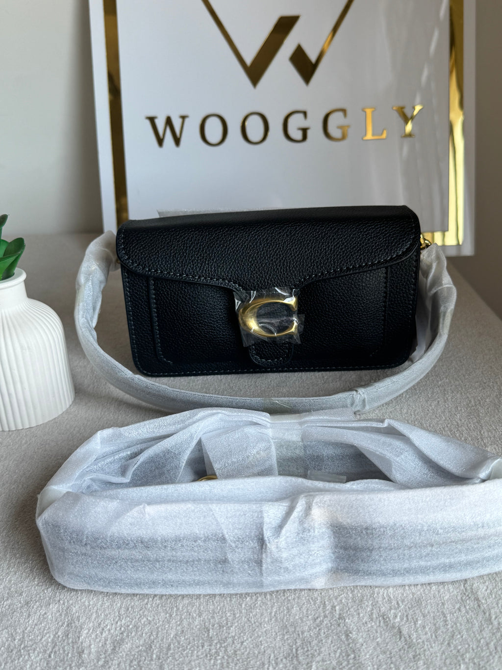 COACH TABBY Premium Mini Black - Magnetic BOX PACKING