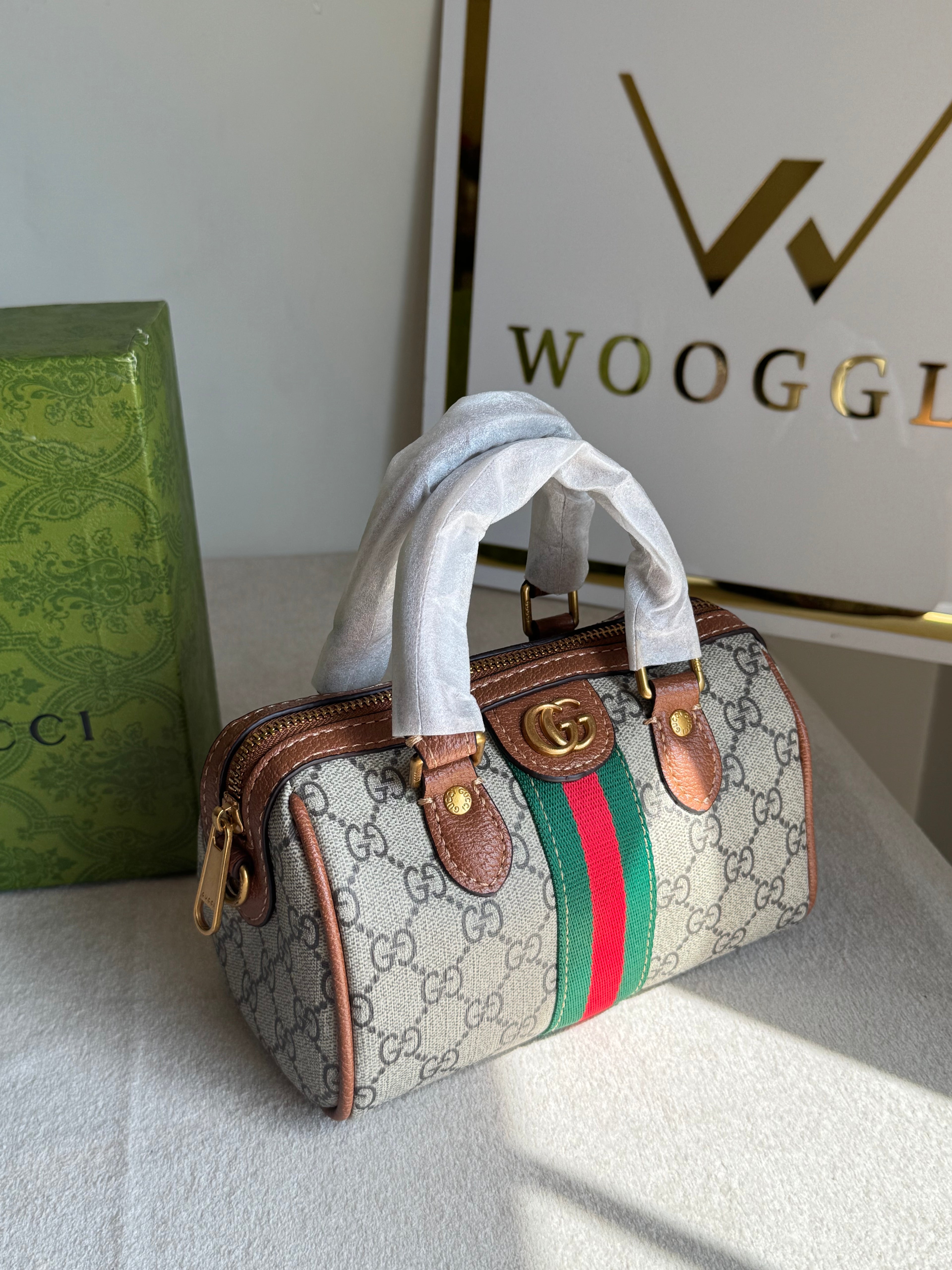 Gucci Mini Duffle Bag - Fall Brown