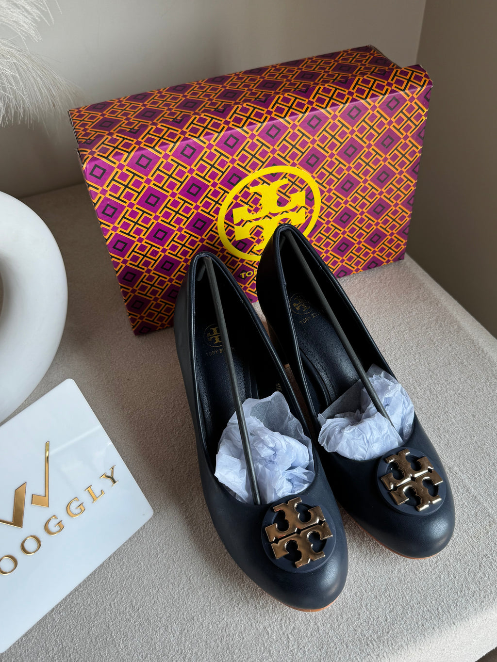 IMPORTED Classic Court Heels - Blue