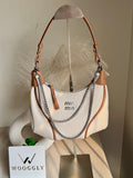 Stylish Min Min Hand Bag Beige & Brown