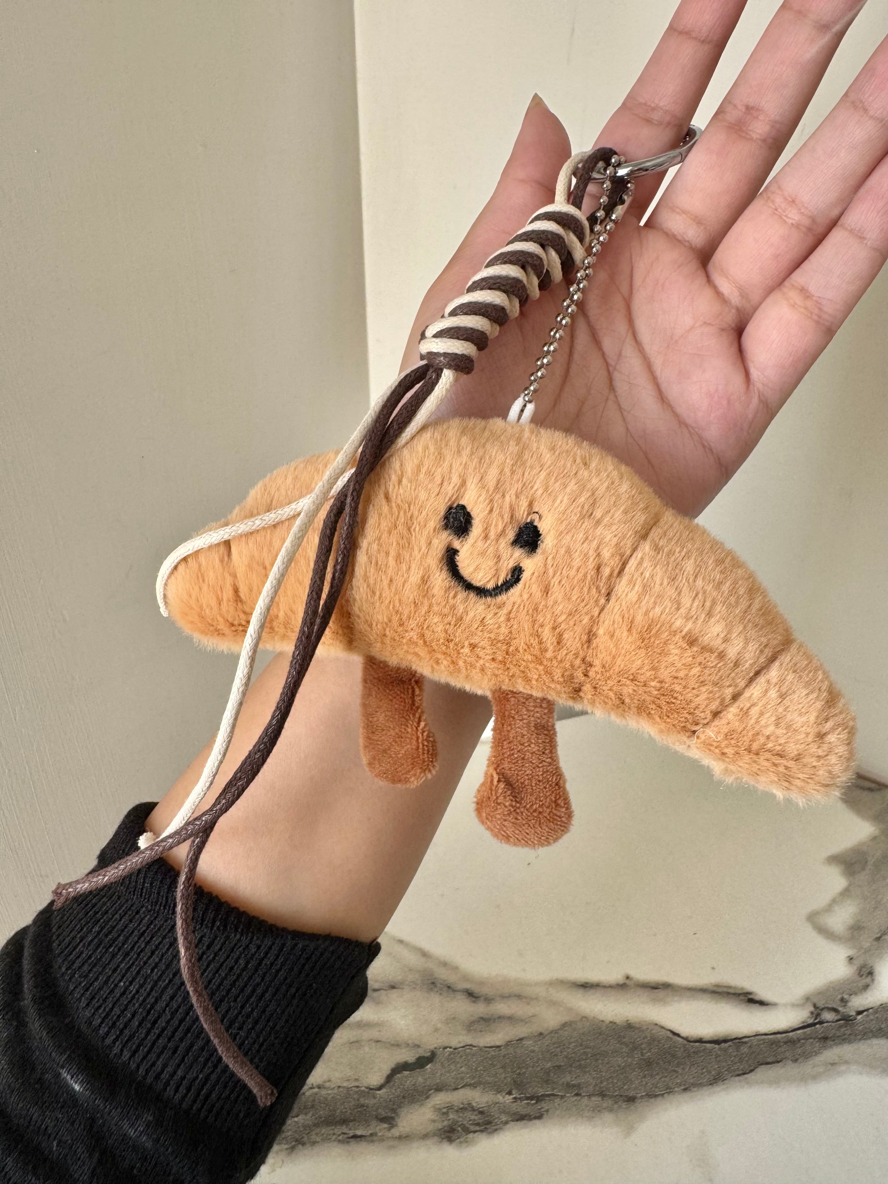 Super Cute Croissant Bag Charm