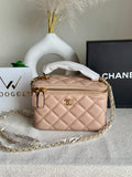 CH Mini Box Bag - Nude