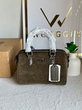 COACH Mini Duffle Bag PREMIUM with Long Strap (Olive) - BOX PACKING