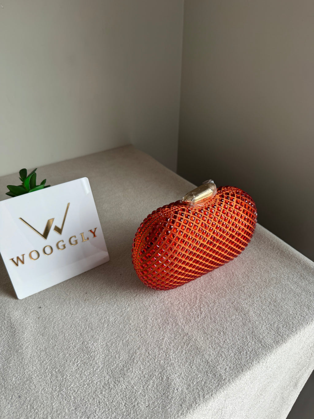 Belle Clutch Orange