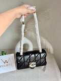 Mini Premium COACH Quilted Tabby (Black) - BOX PACKING